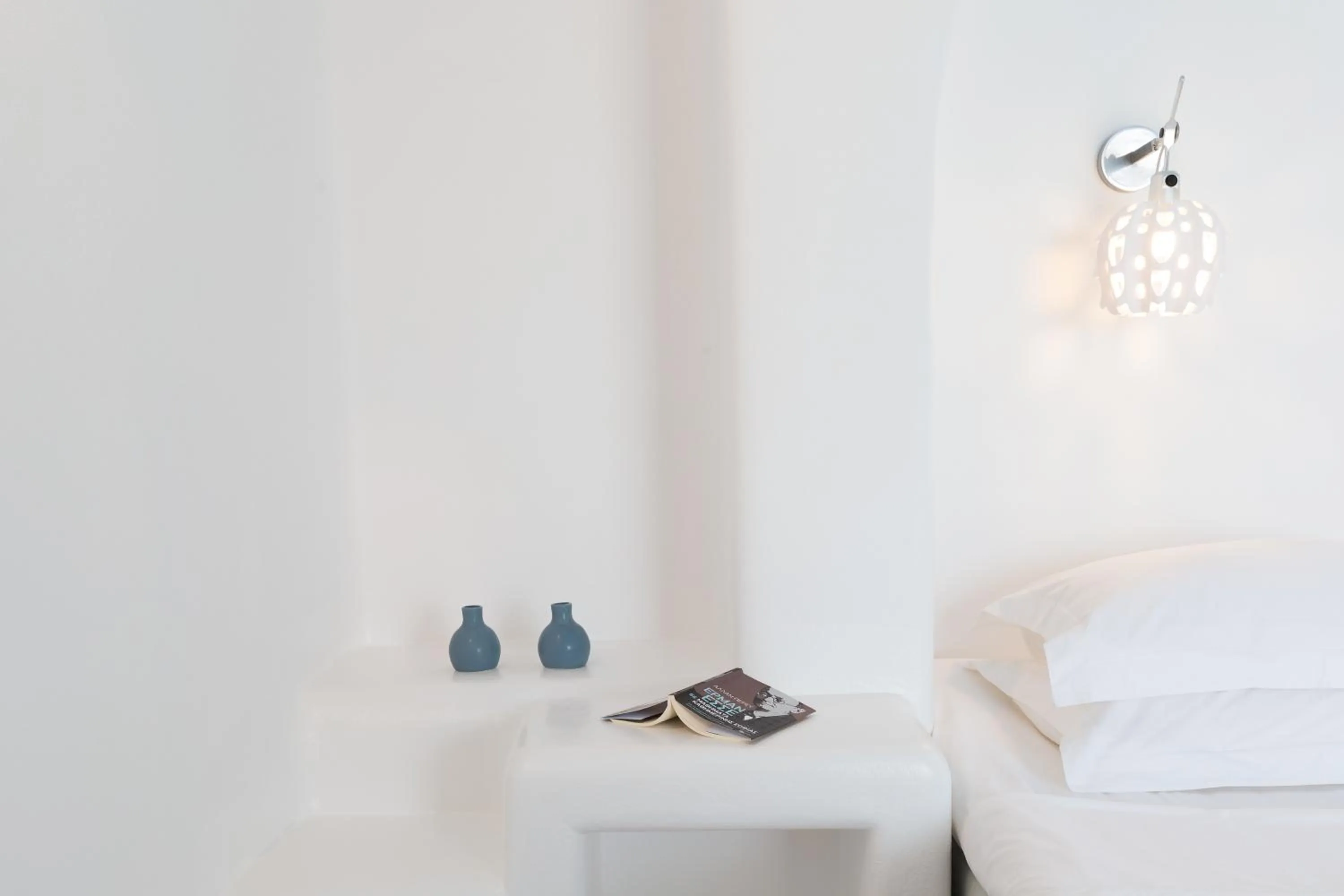 Bedroom, Bed in Calme Boutique Hotel - Adults Only