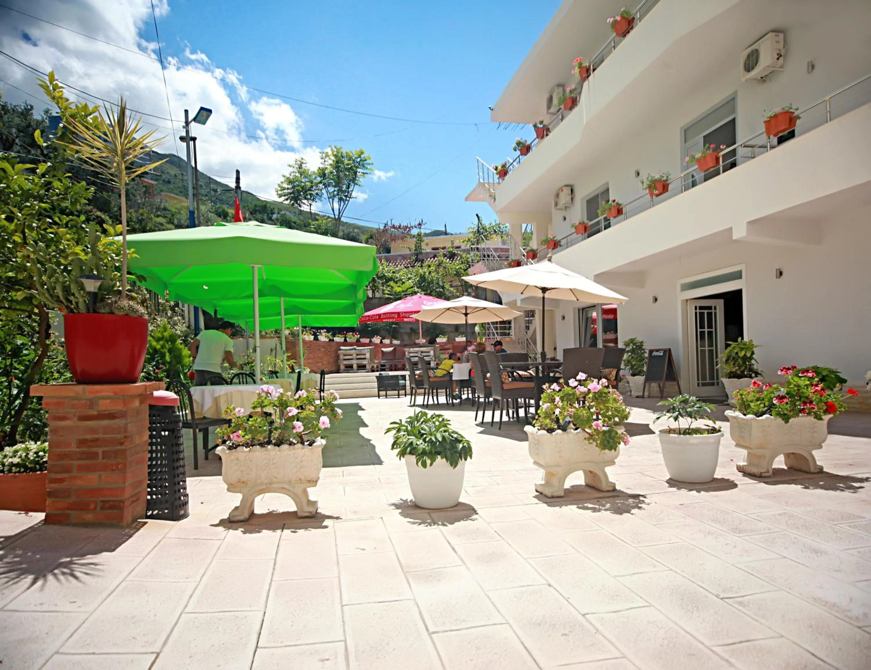 Patio in Hotel Nika
