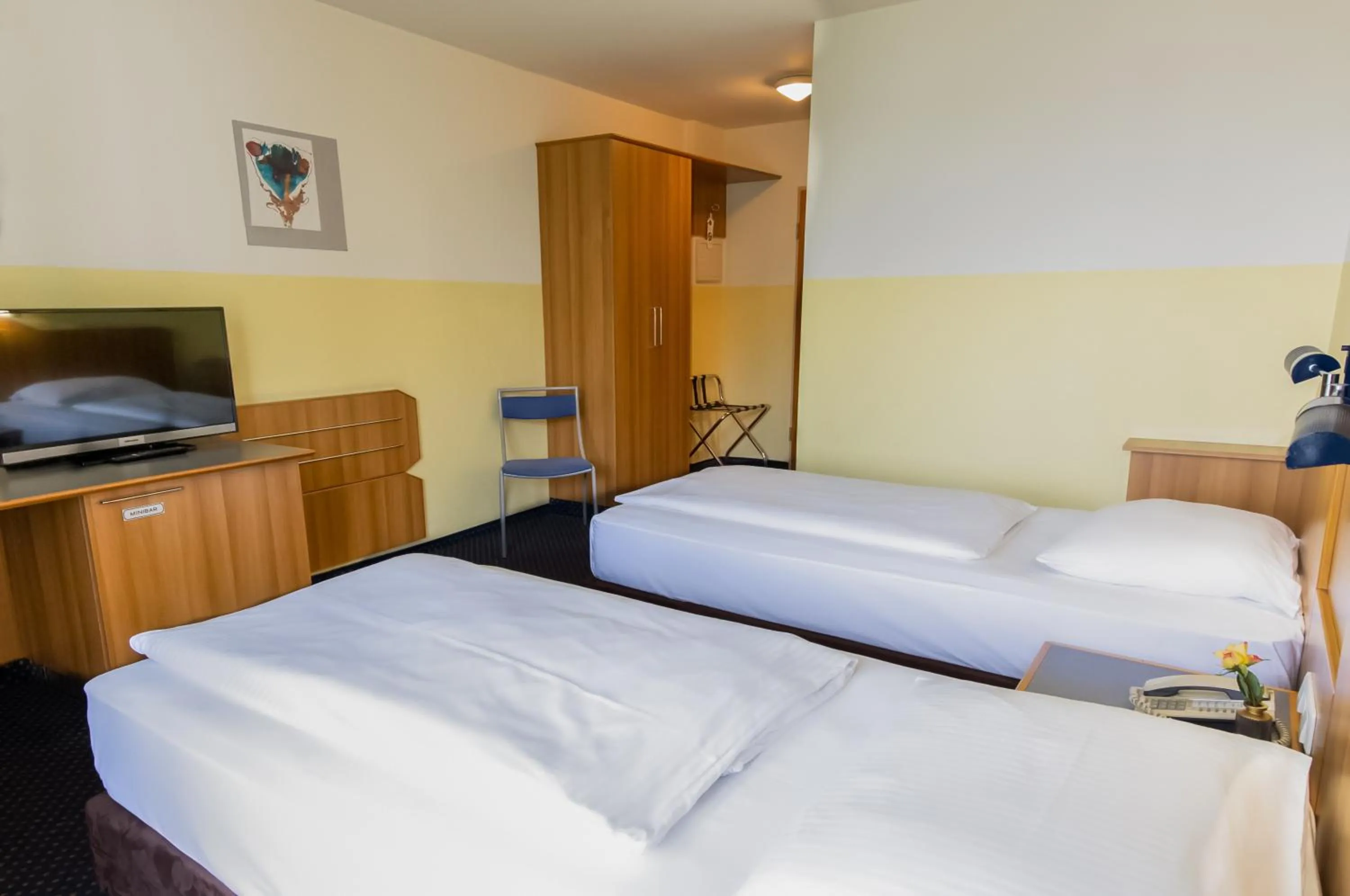 Bed in Hotel Residenz Pforzheim