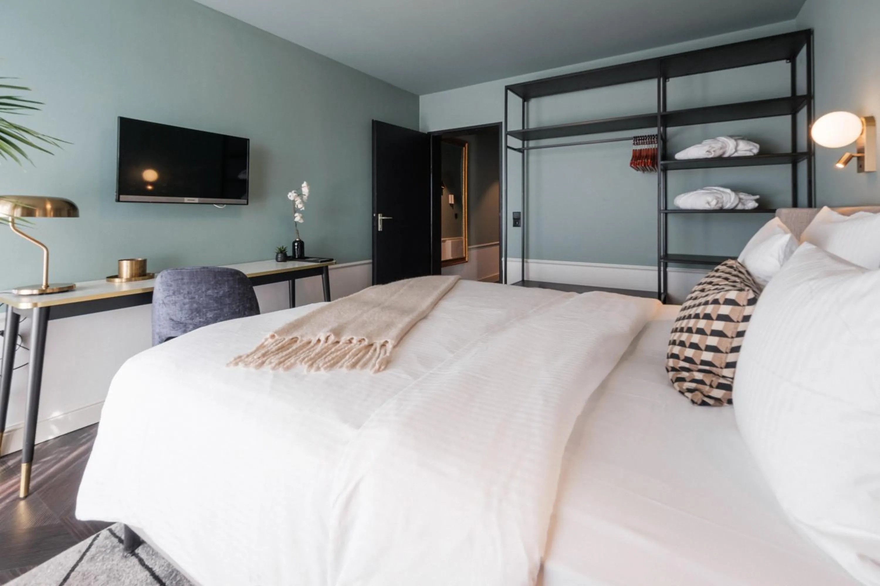 Bed in Hotel Residenz Pforzheim