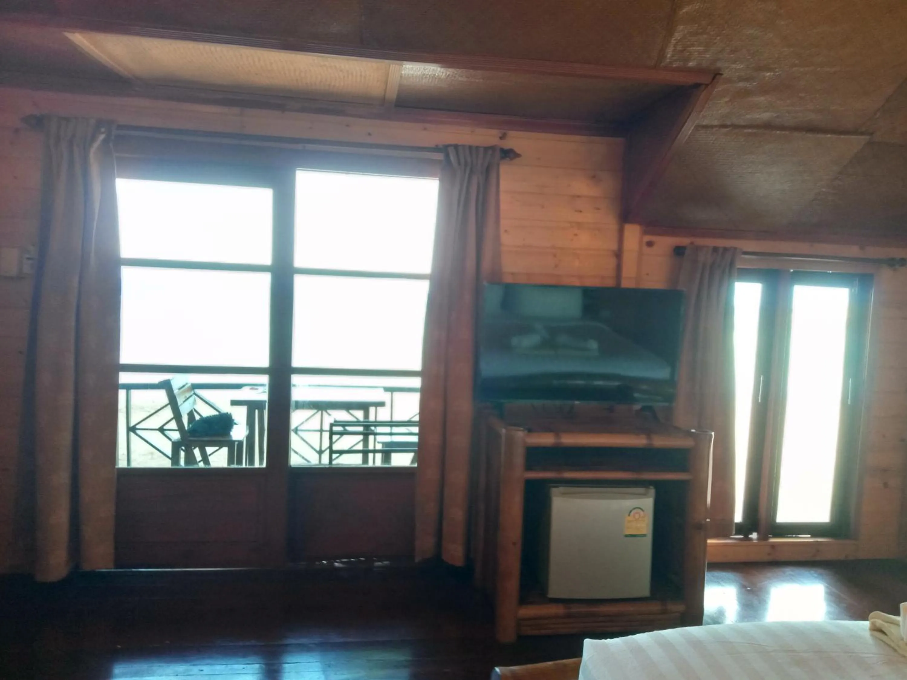 Bed in Bow Thong Beach Resort