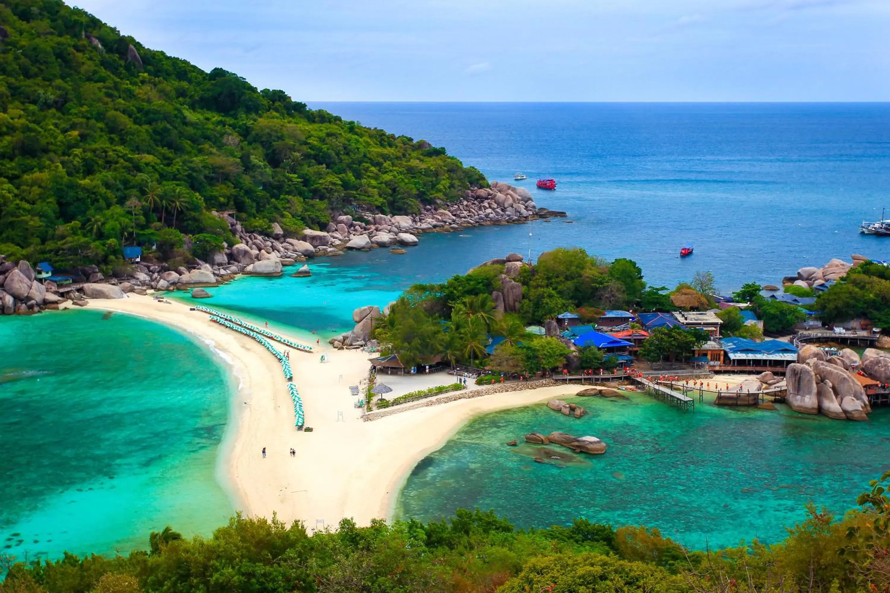 Sea view in Nangyuan Island Dive Resort Sea view in Nangyuan Island Dive Resort