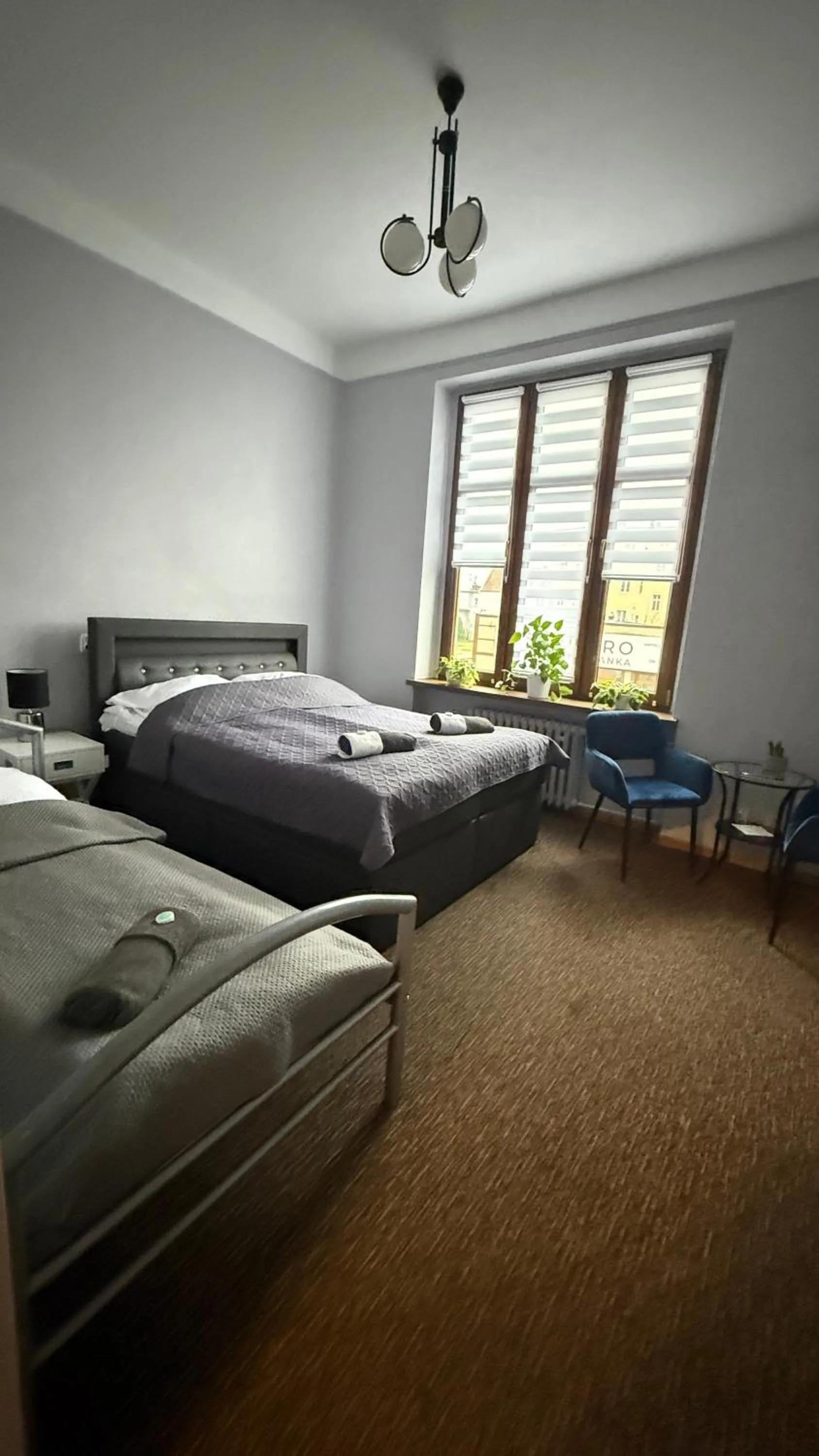 Bed in Hotel Gryf