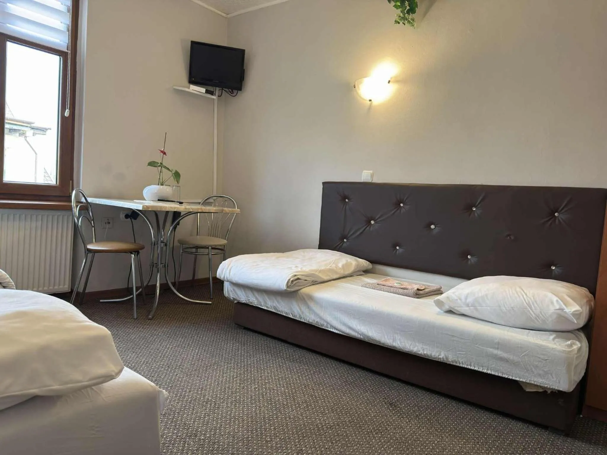 Bed in Hotel Gryf