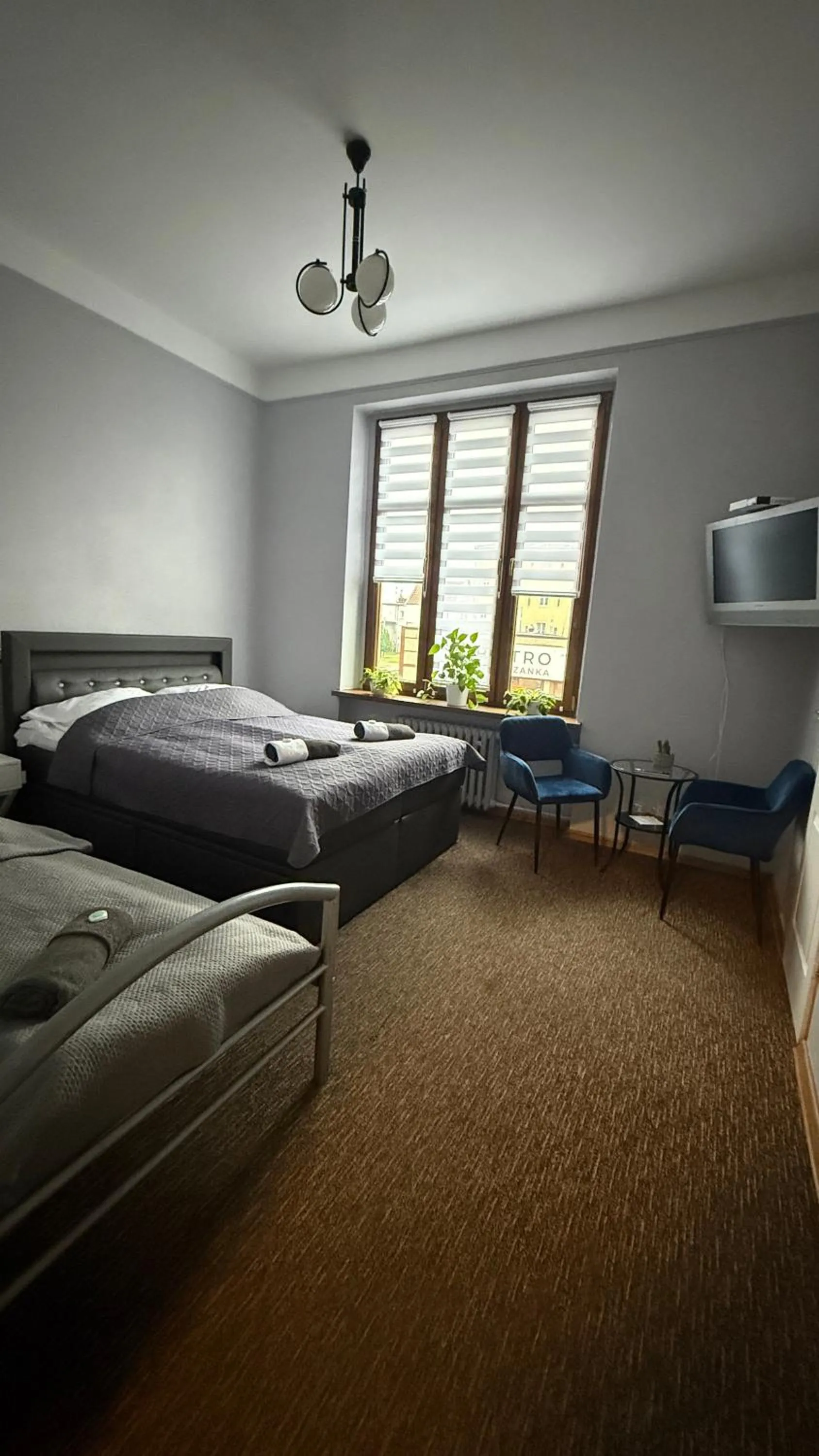 Bed in Hotel Gryf