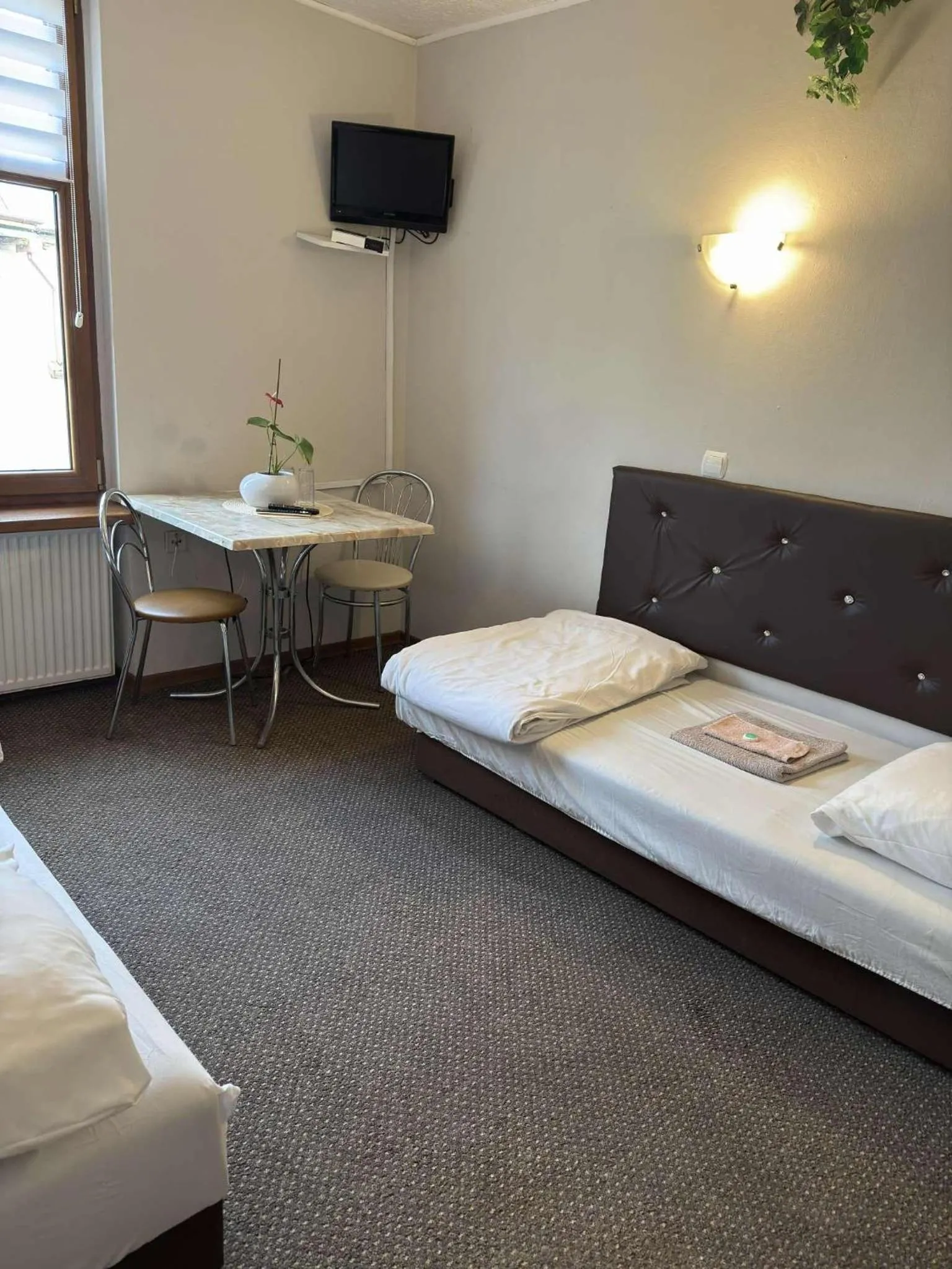 Bed in Hotel Gryf