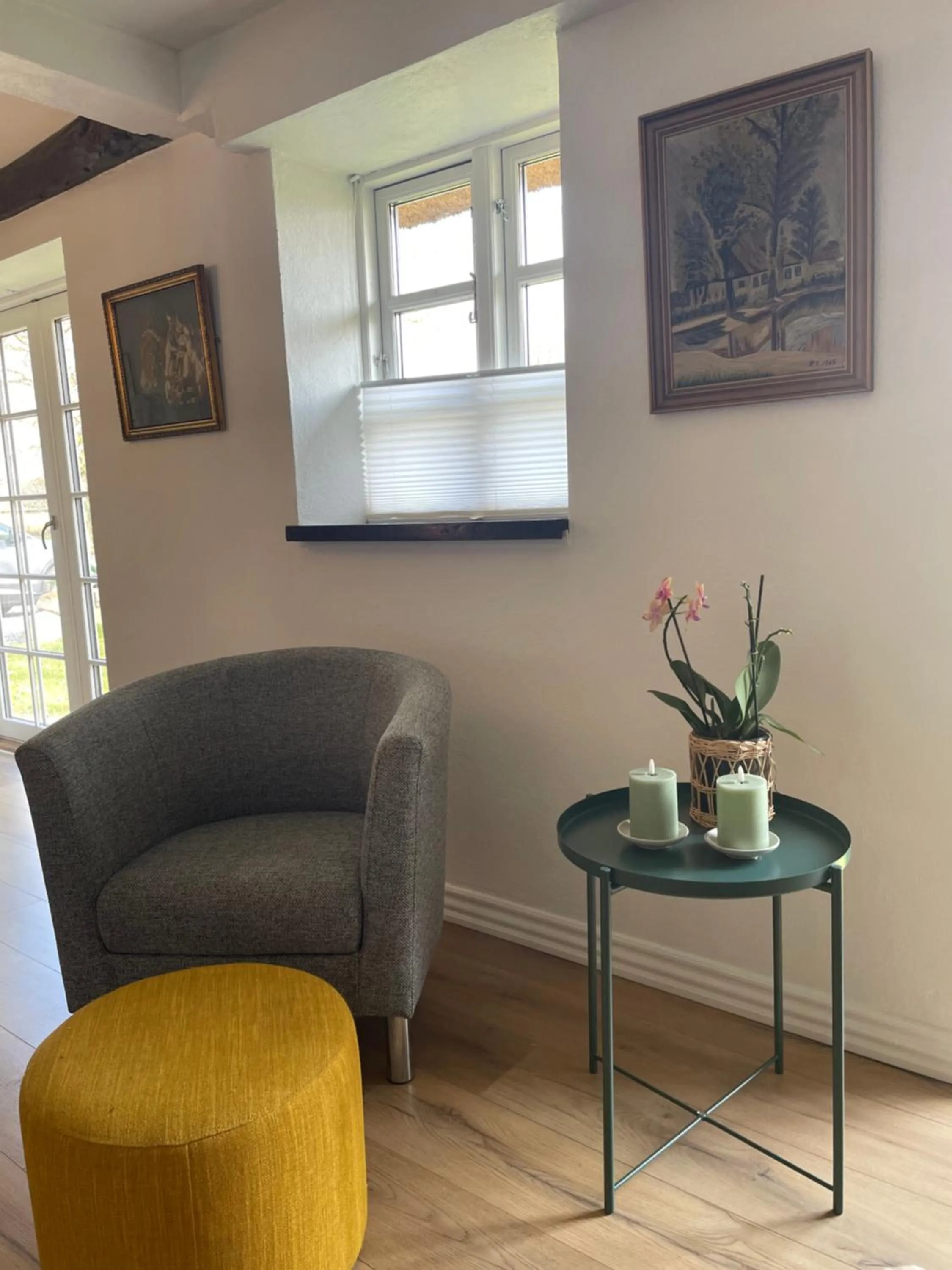 Living room in Baekgaarden 3 rooms Apartment - old farm house