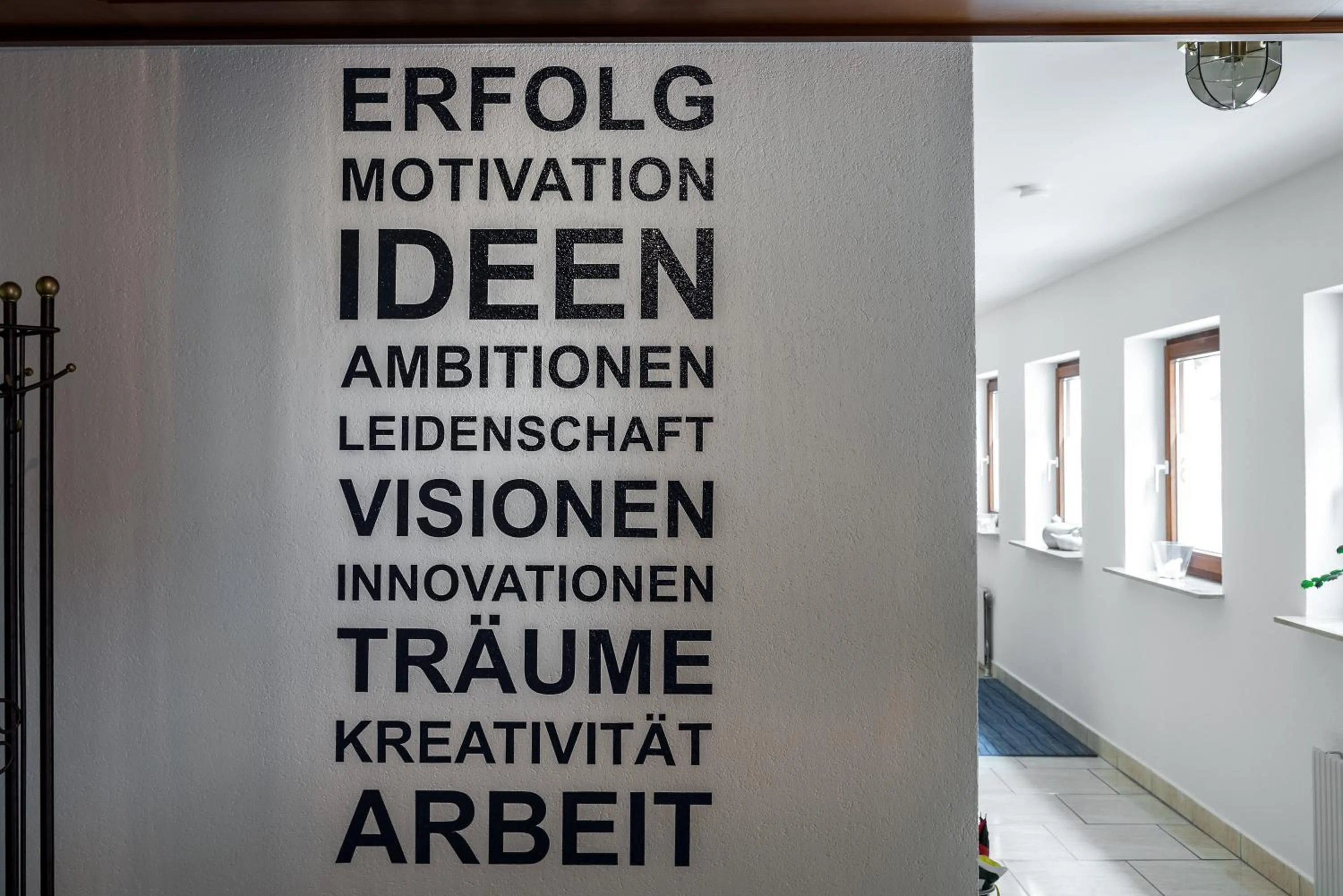 Lobby or reception in Business Class Hotel Häckermühle