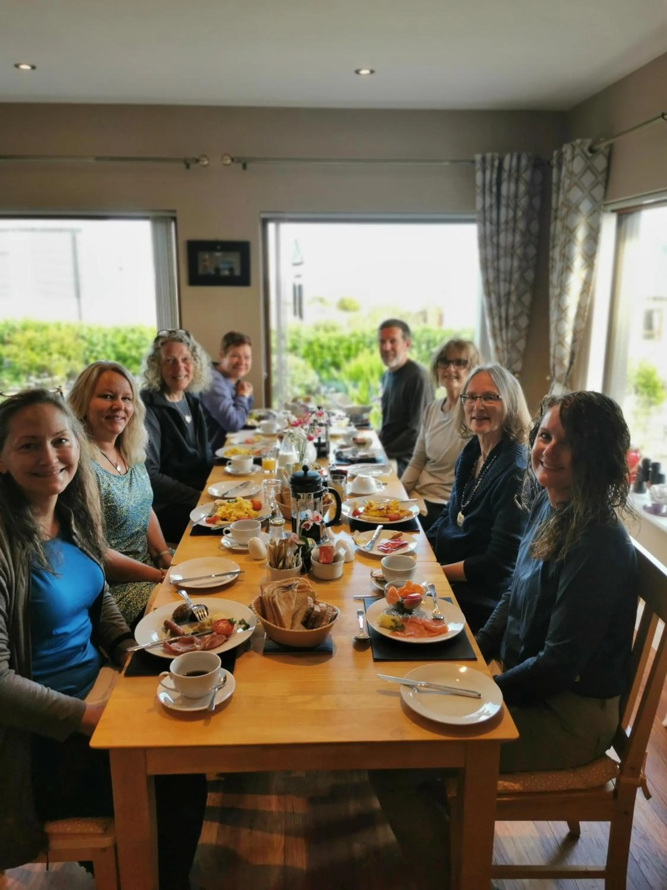 group of guests in Ocean Heights B&B