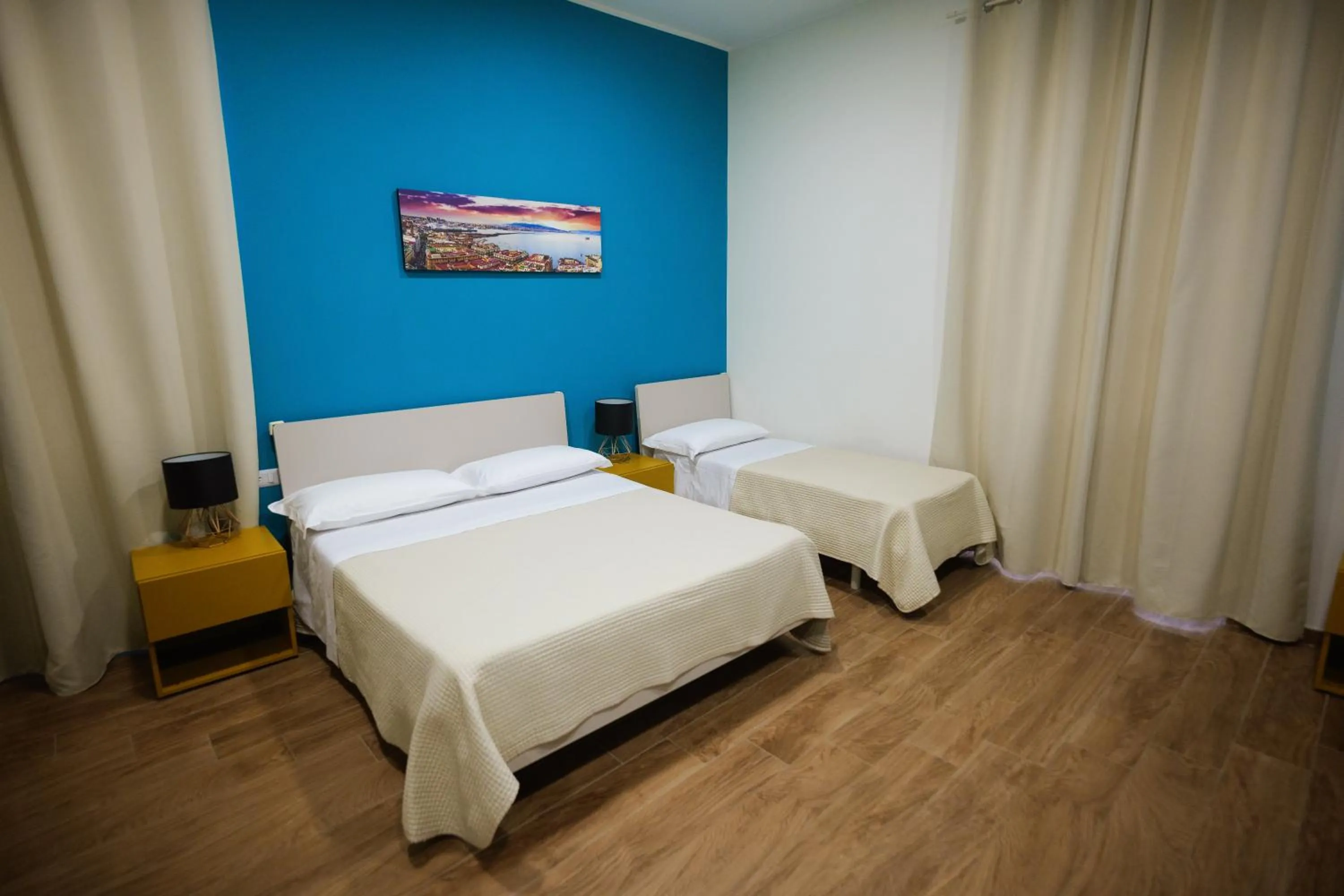 Bed in Terminal 1 Guest House