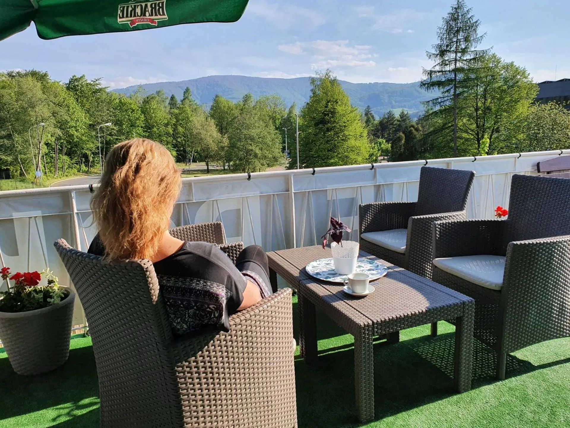 Balcony/Terrace in Willa Biały Domek