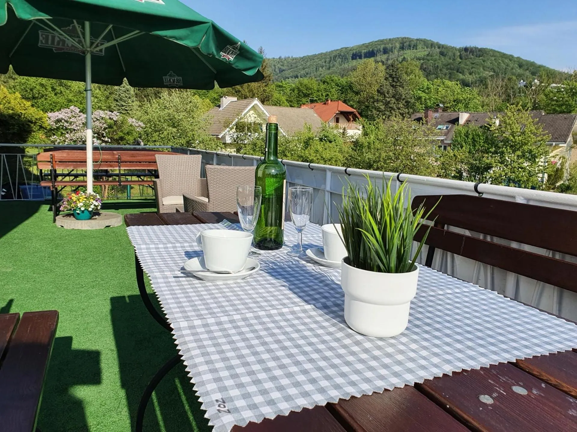 Balcony/Terrace in Willa Biały Domek