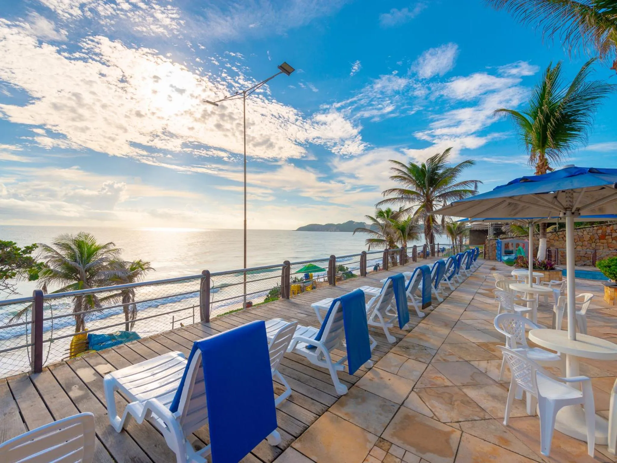 Swimming pool in Happy Hotel Praia Azul