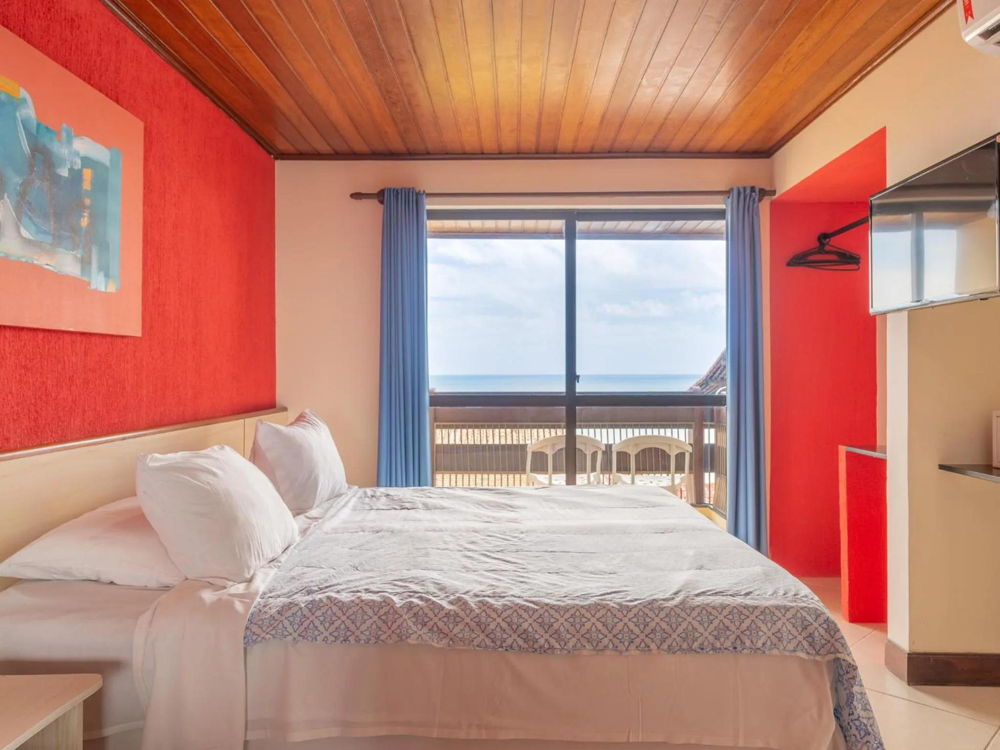 Bed in Happy Hotel Praia Azul