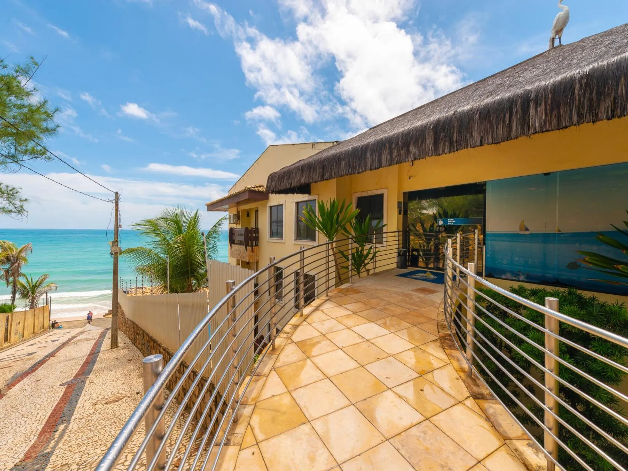 Facade/entrance in Happy Hotel Praia Azul