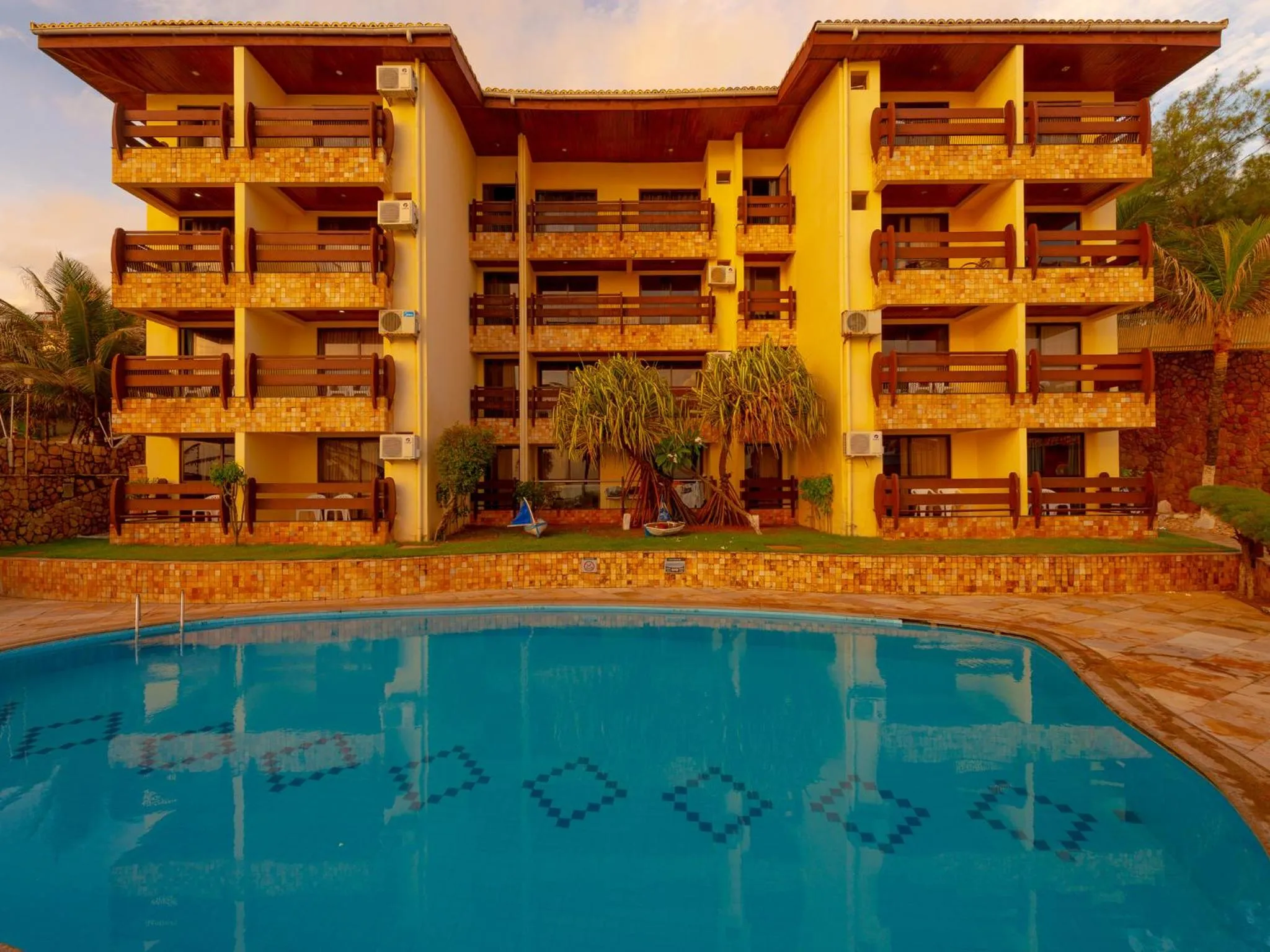 Property building in Happy Hotel Praia Azul