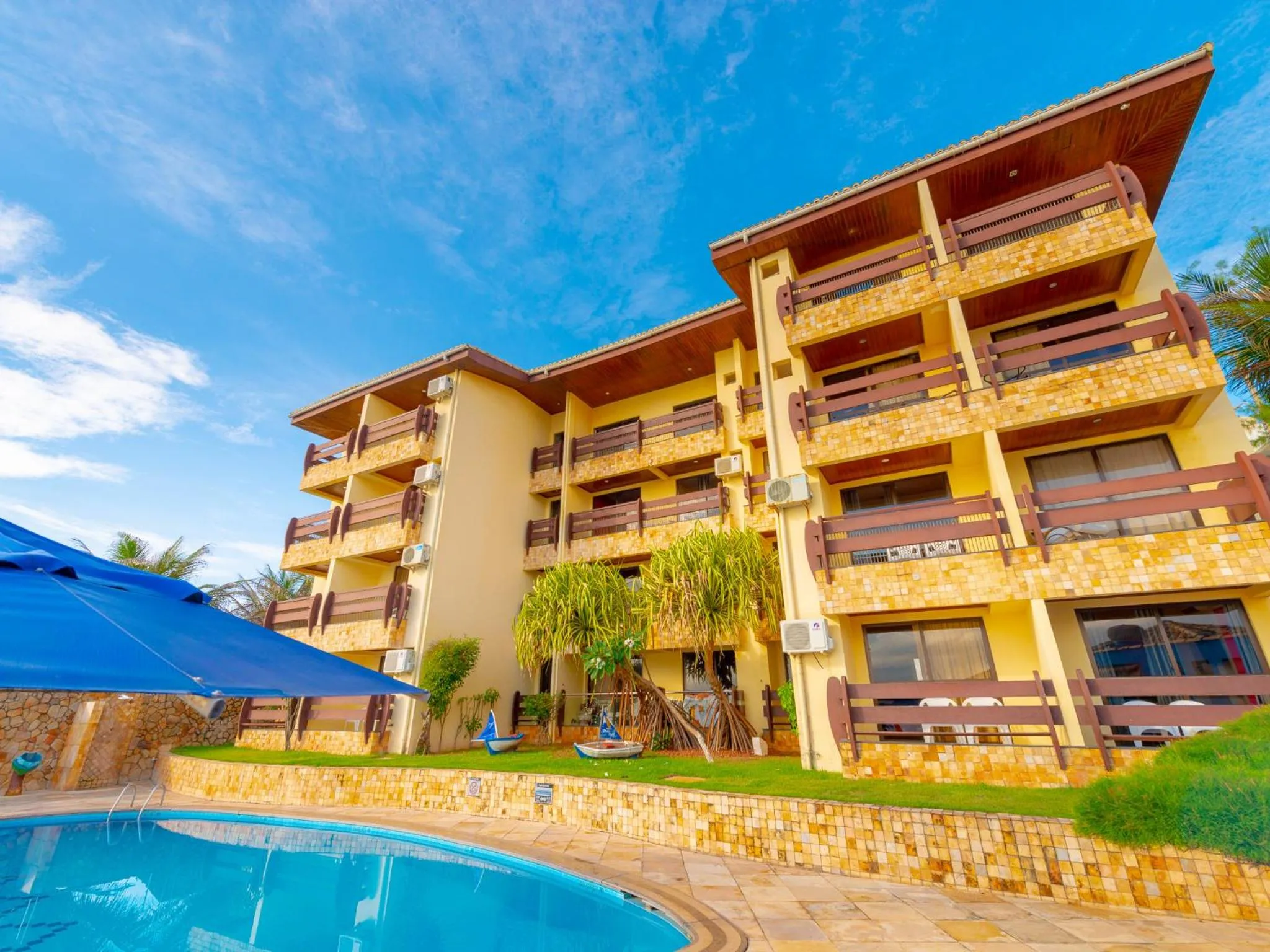 Property building in Happy Hotel Praia Azul