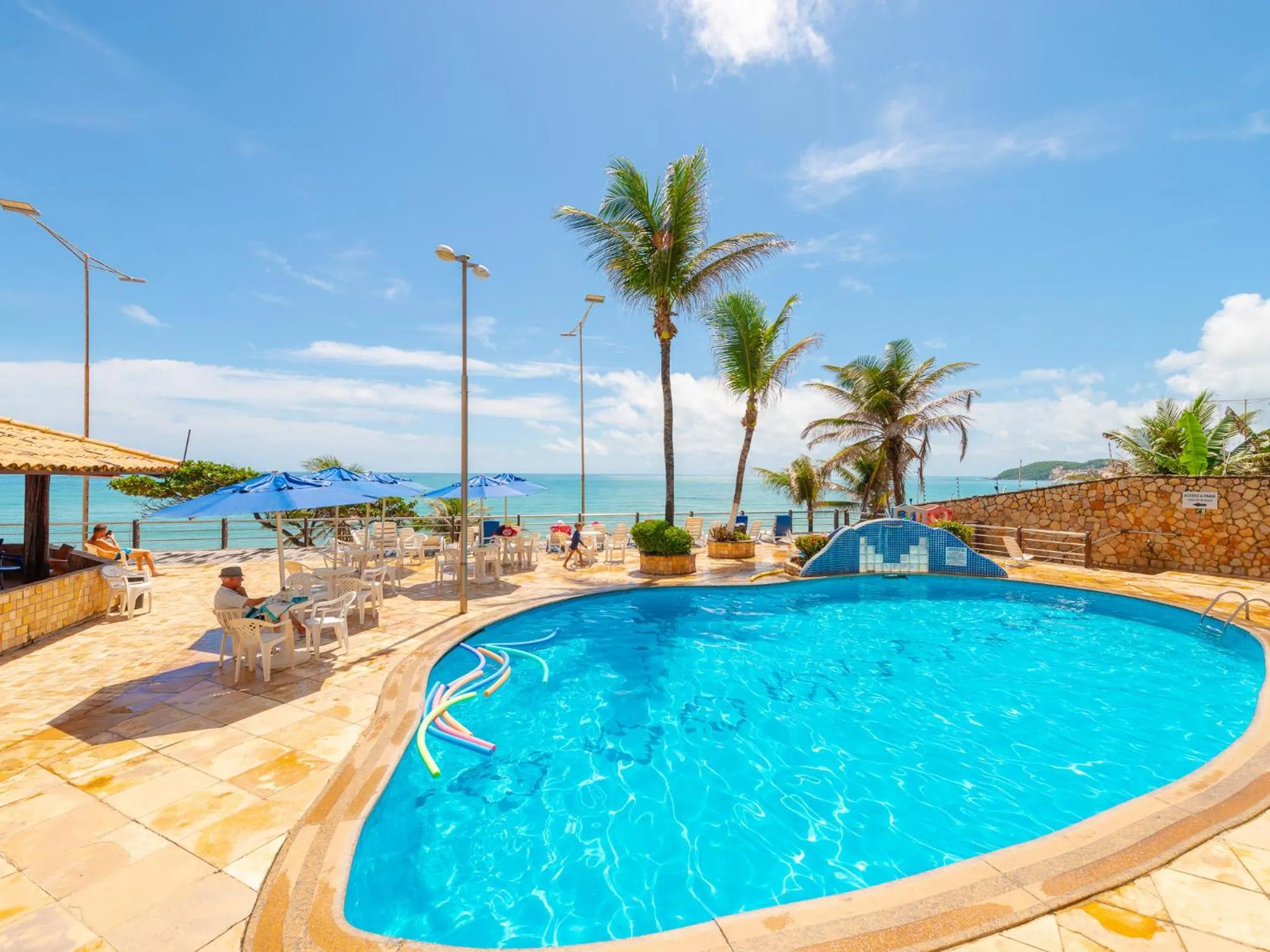 Swimming pool in Happy Hotel Praia Azul