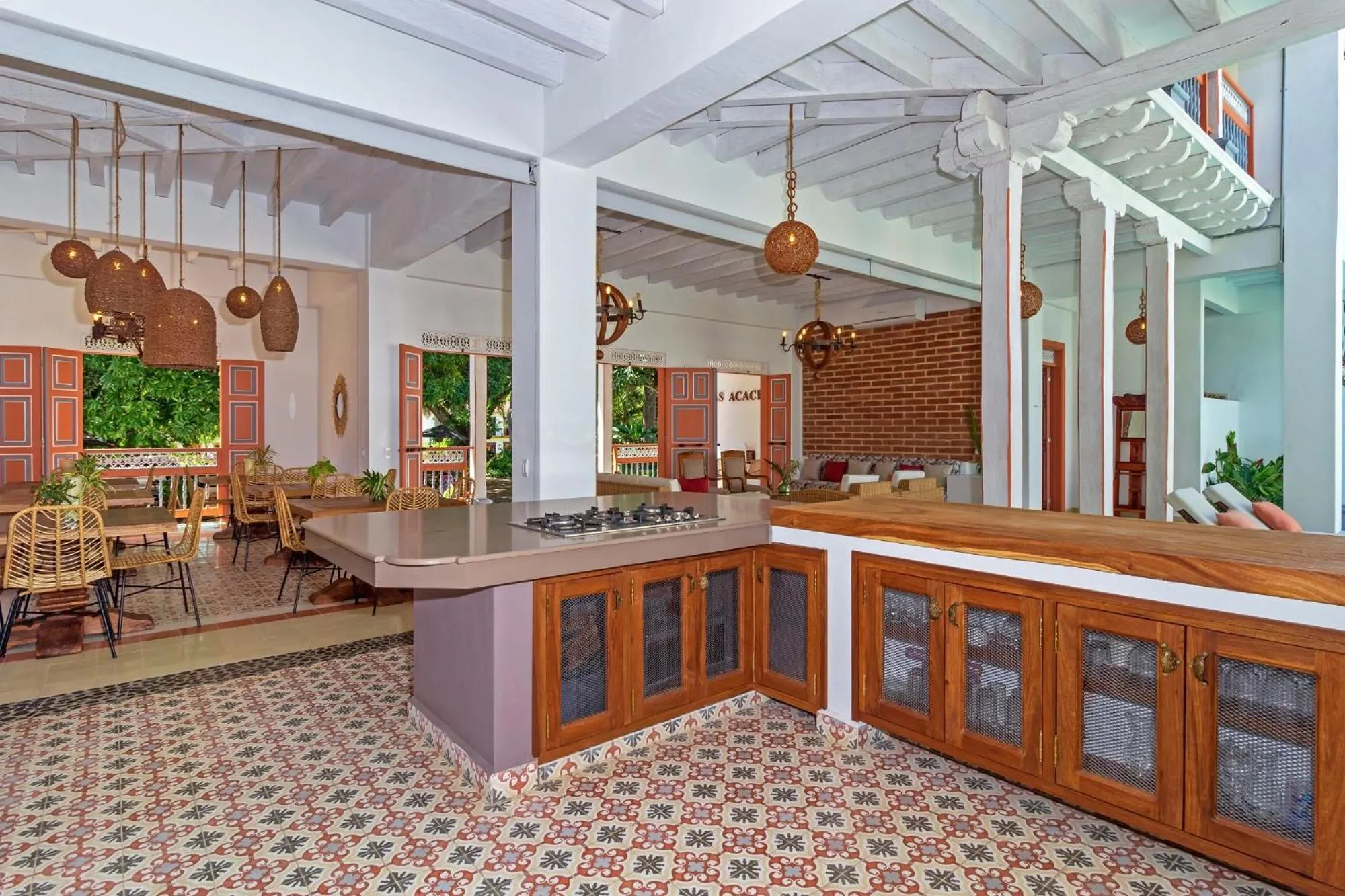 Seating area in Hotel Boutique Fundadores en Cauca Viejo