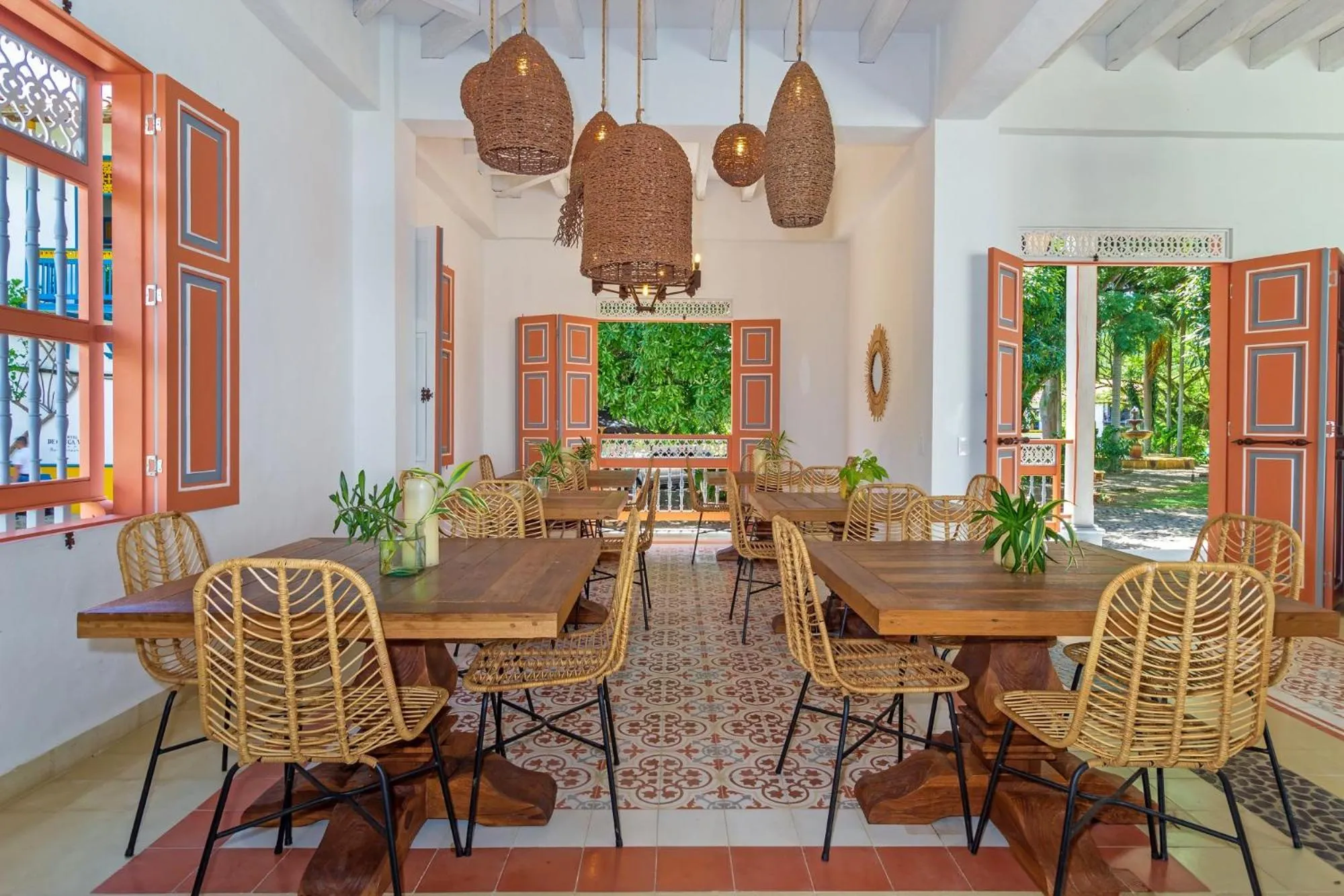 Dining area in Hotel Boutique Fundadores en Cauca Viejo