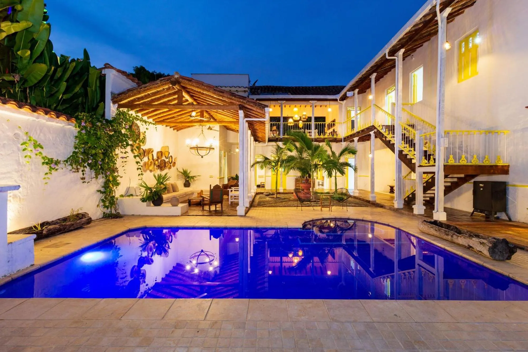 Swimming pool in Hotel Boutique Fundadores en Cauca Viejo