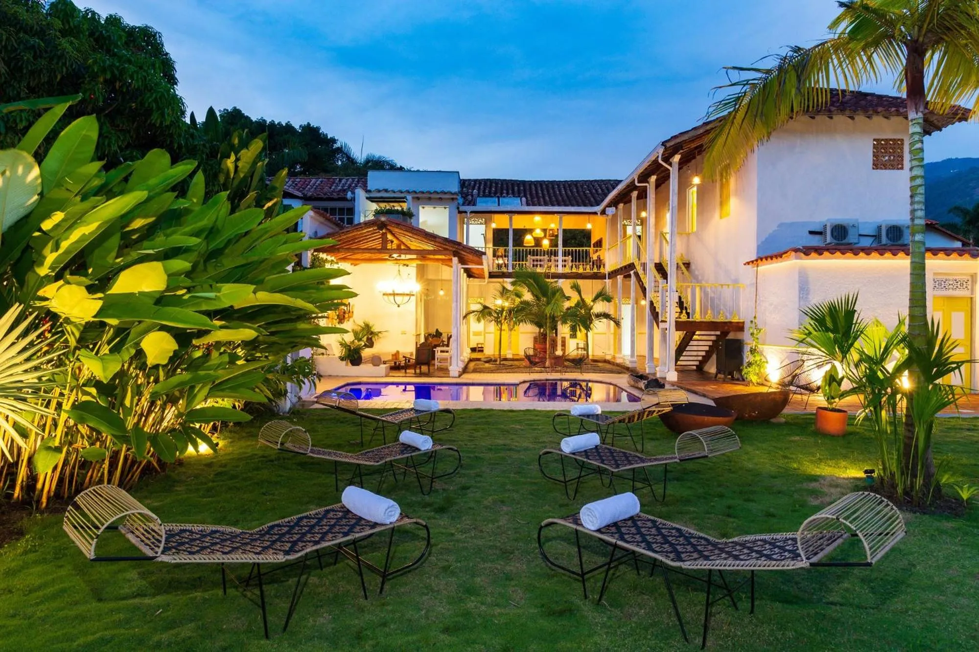 Pool view in Hotel Boutique Fundadores en Cauca Viejo