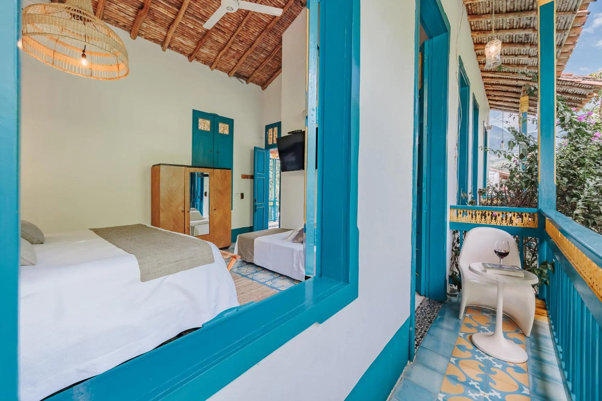 Bed in Hotel Boutique Fundadores en Cauca Viejo