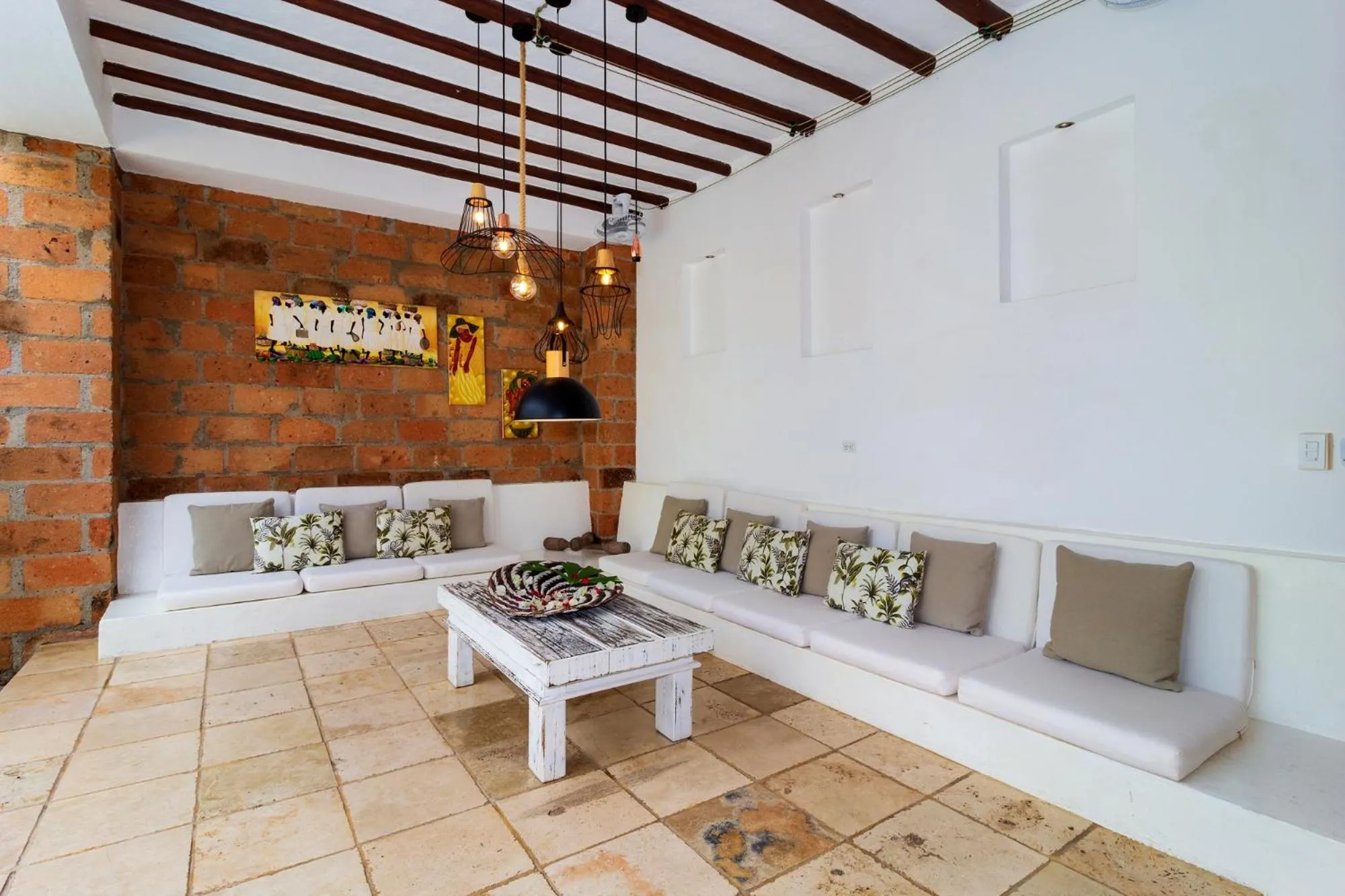 Seating area in Hotel Boutique Fundadores en Cauca Viejo