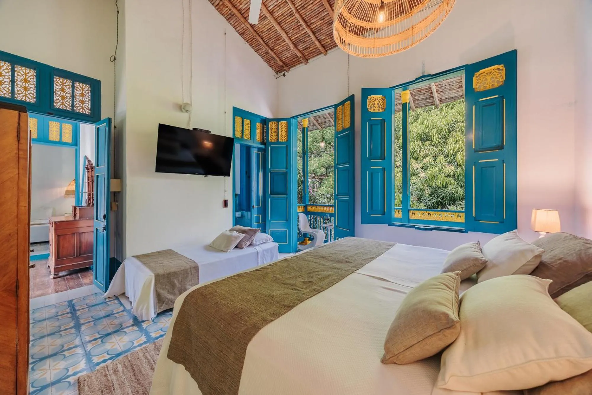 Bed in Hotel Boutique Fundadores en Cauca Viejo