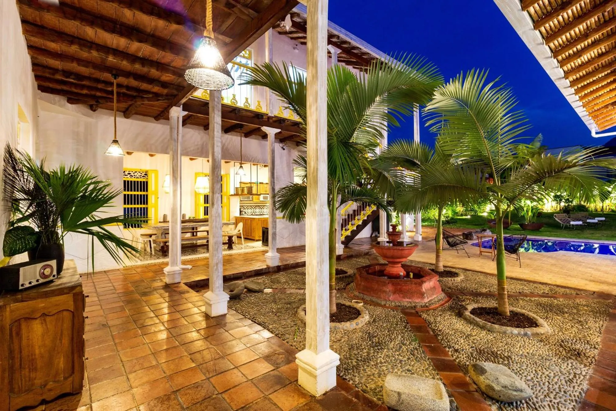 Pool view in Hotel Boutique Fundadores en Cauca Viejo