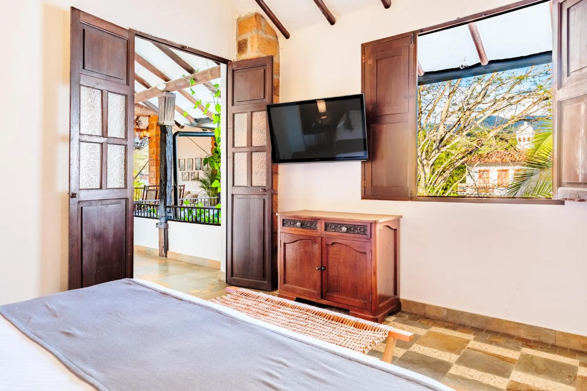 Bedroom, Bed in Hotel Boutique Fundadores en Cauca Viejo