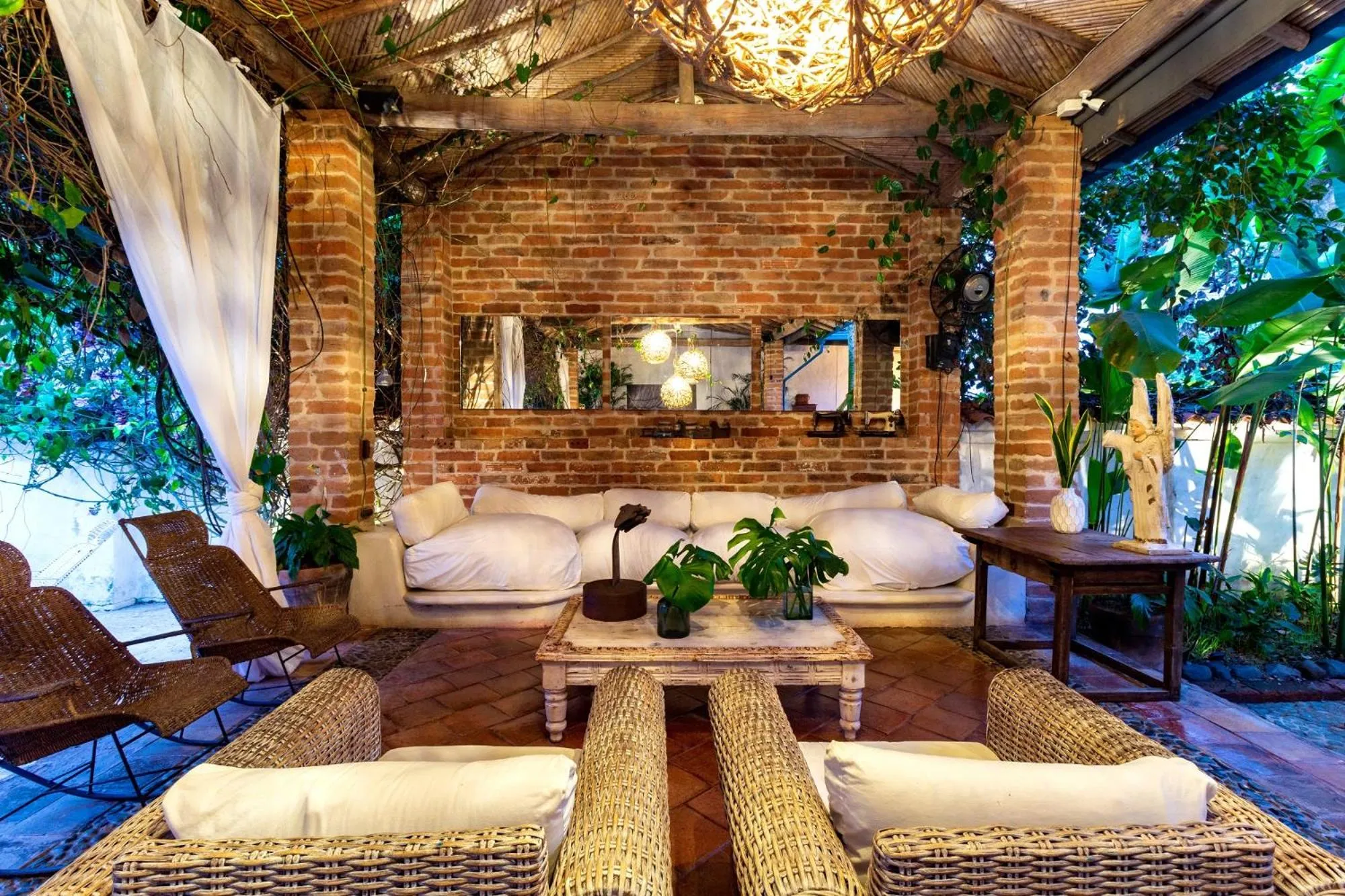 Seating area in Hotel Boutique Fundadores en Cauca Viejo