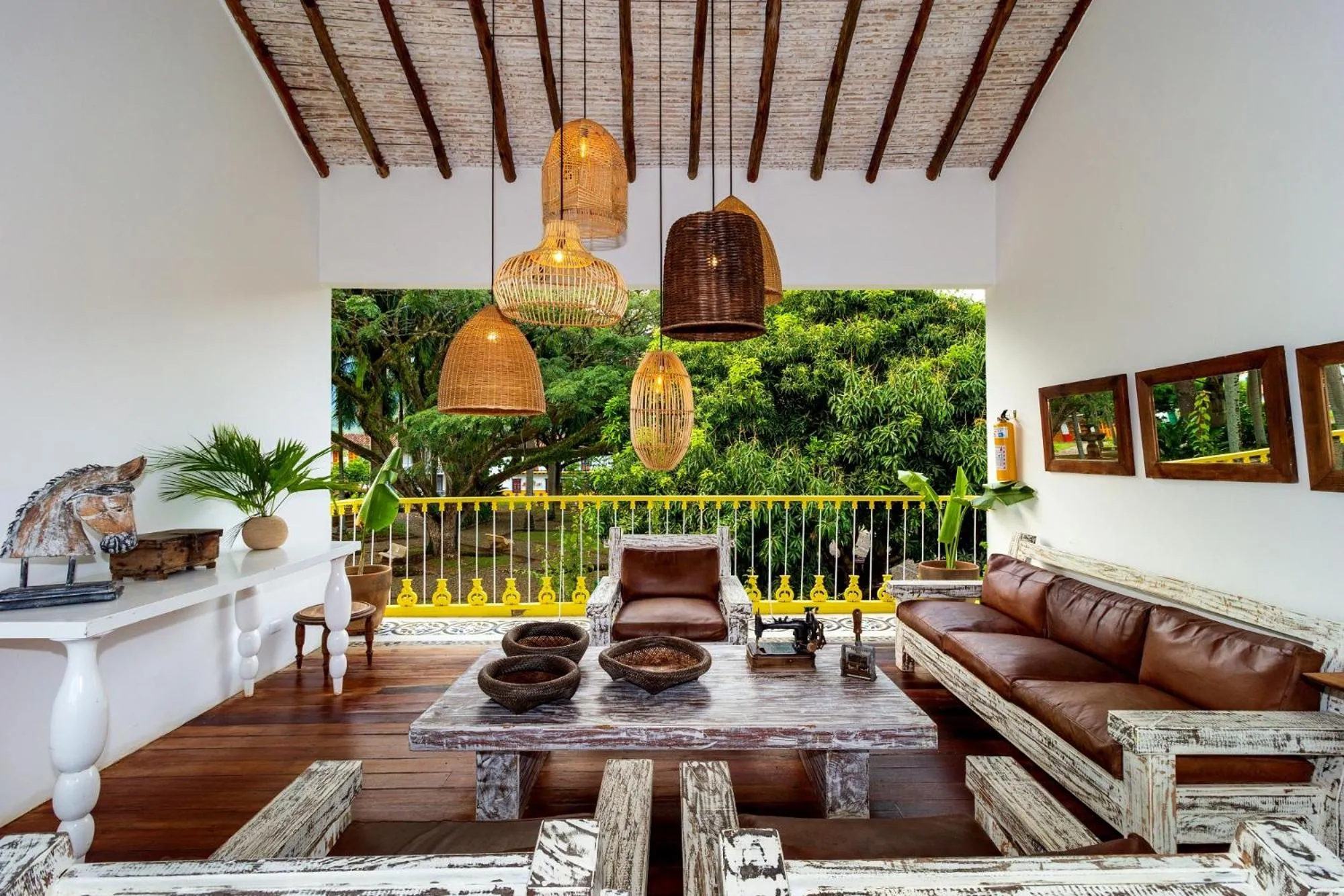 Seating area in Hotel Boutique Fundadores en Cauca Viejo