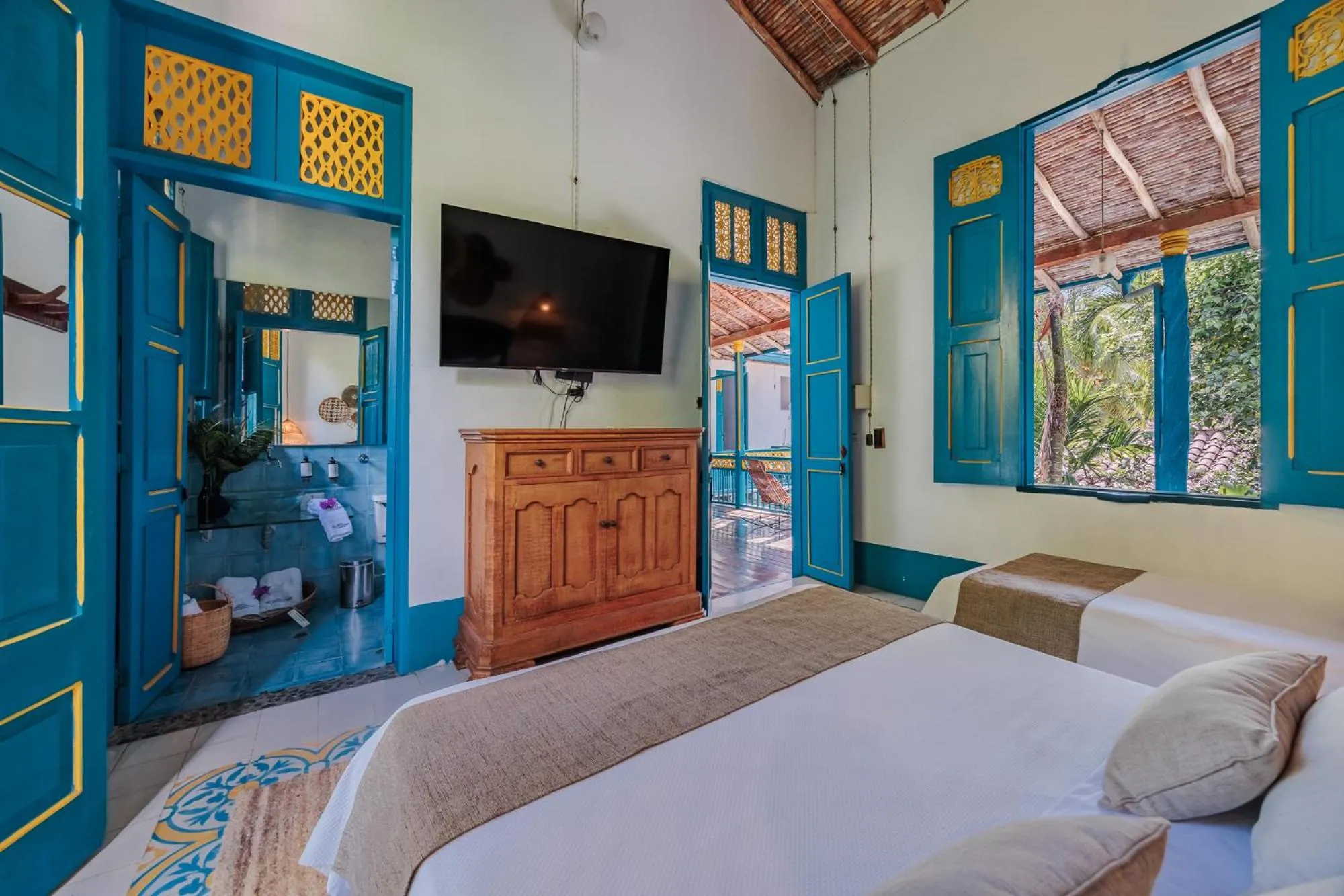 Bed in Hotel Boutique Fundadores en Cauca Viejo