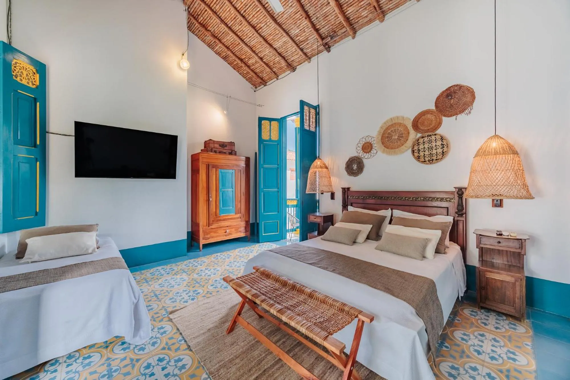 Bedroom, Bed in Hotel Boutique Fundadores en Cauca Viejo