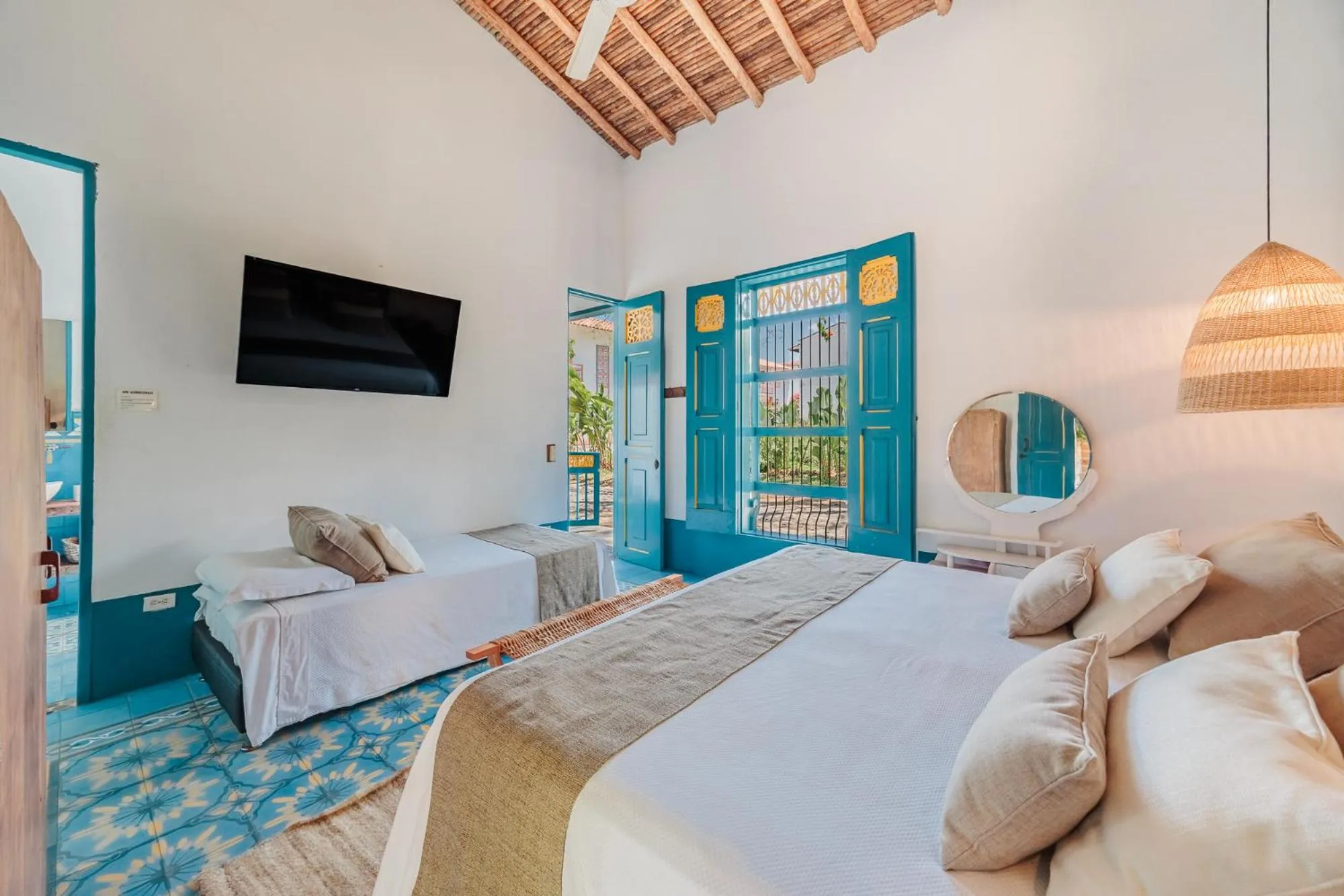 Bed in Hotel Boutique Fundadores en Cauca Viejo