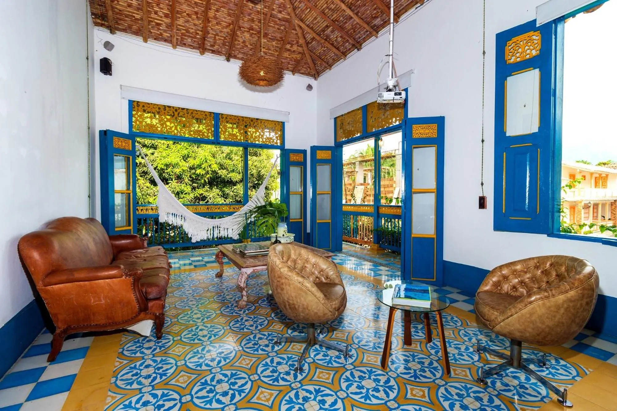 Seating area in Hotel Boutique Fundadores en Cauca Viejo