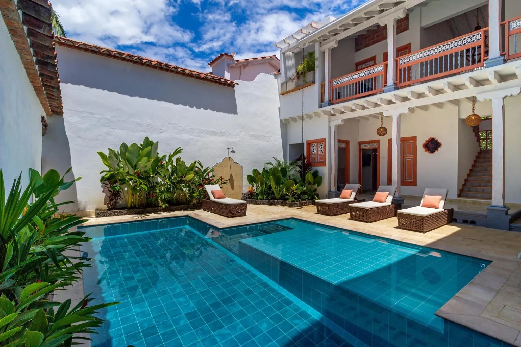 Swimming pool in Hotel Boutique Fundadores en Cauca Viejo