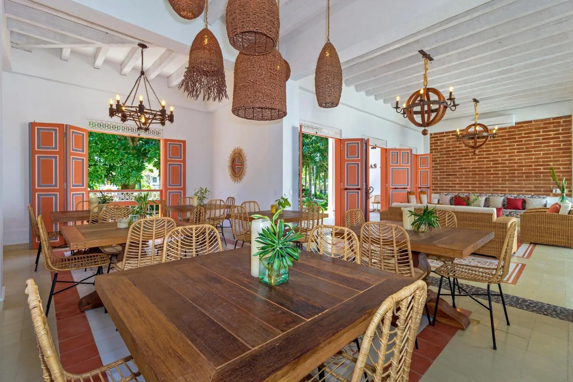 Seating area in Hotel Boutique Fundadores en Cauca Viejo