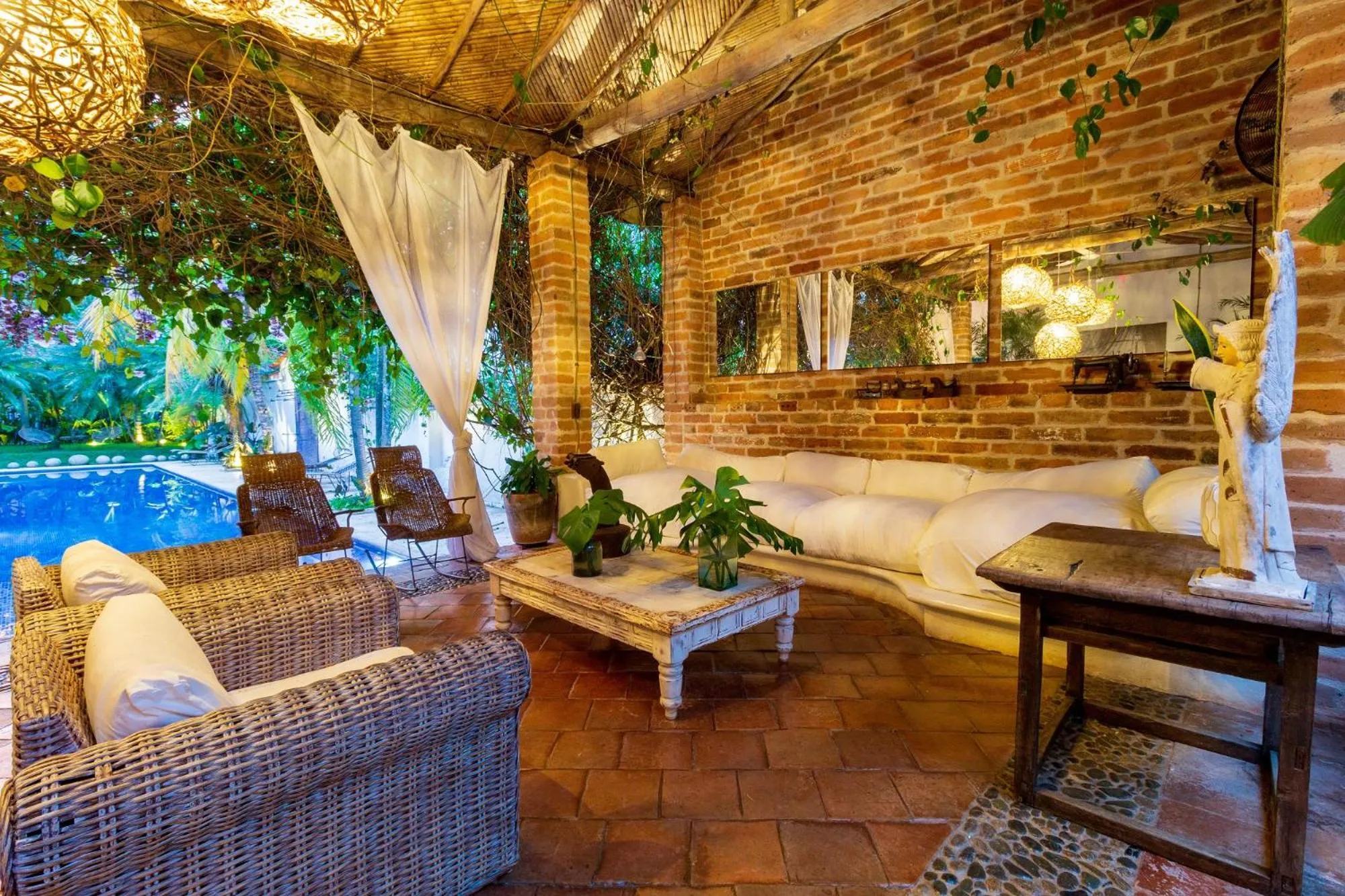 Seating area in Hotel Boutique Fundadores en Cauca Viejo