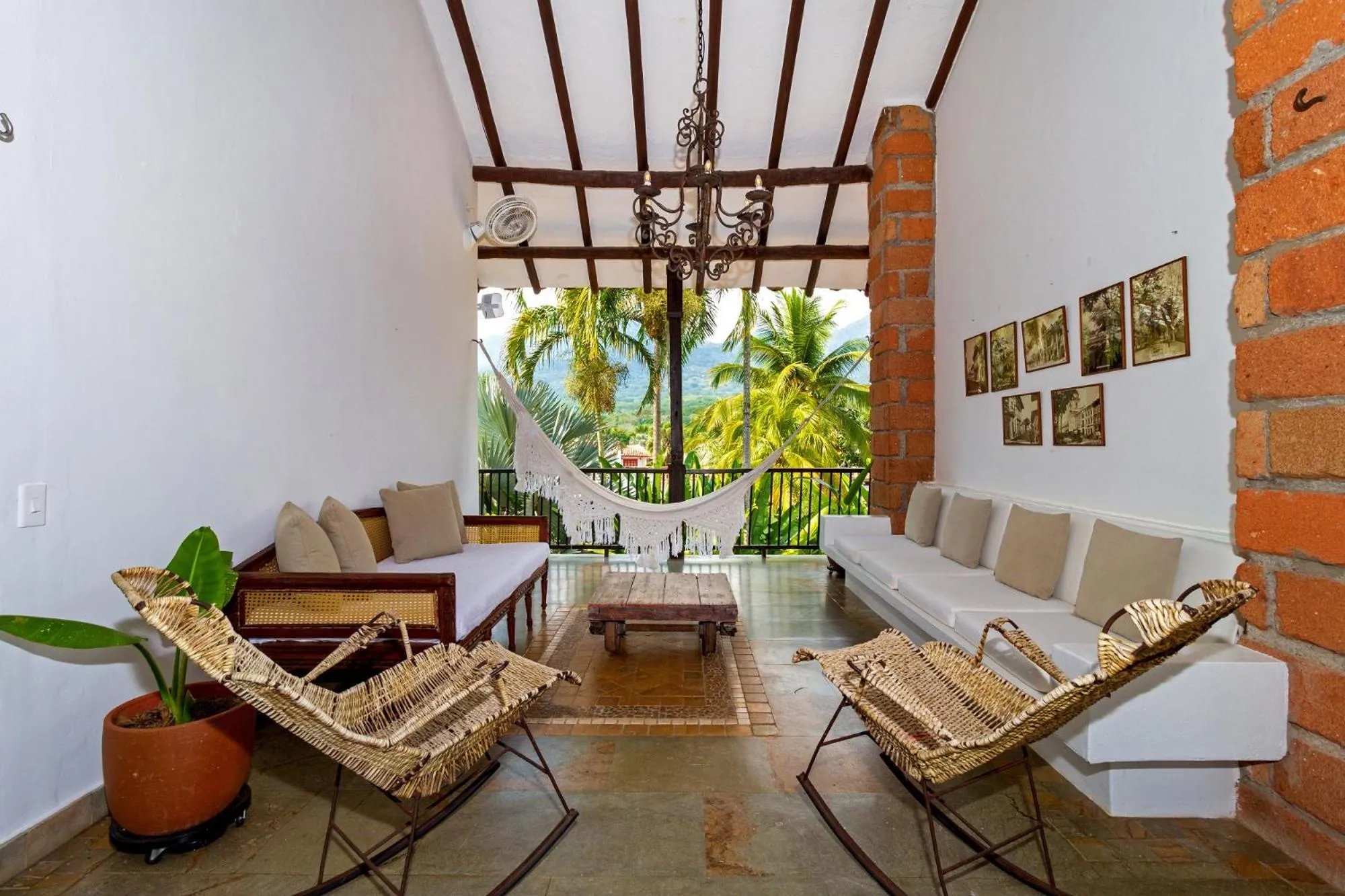 Seating area in Hotel Boutique Fundadores en Cauca Viejo