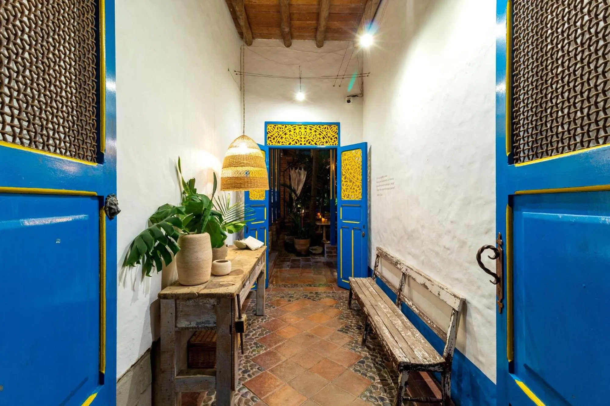 Seating area in Hotel Boutique Fundadores en Cauca Viejo