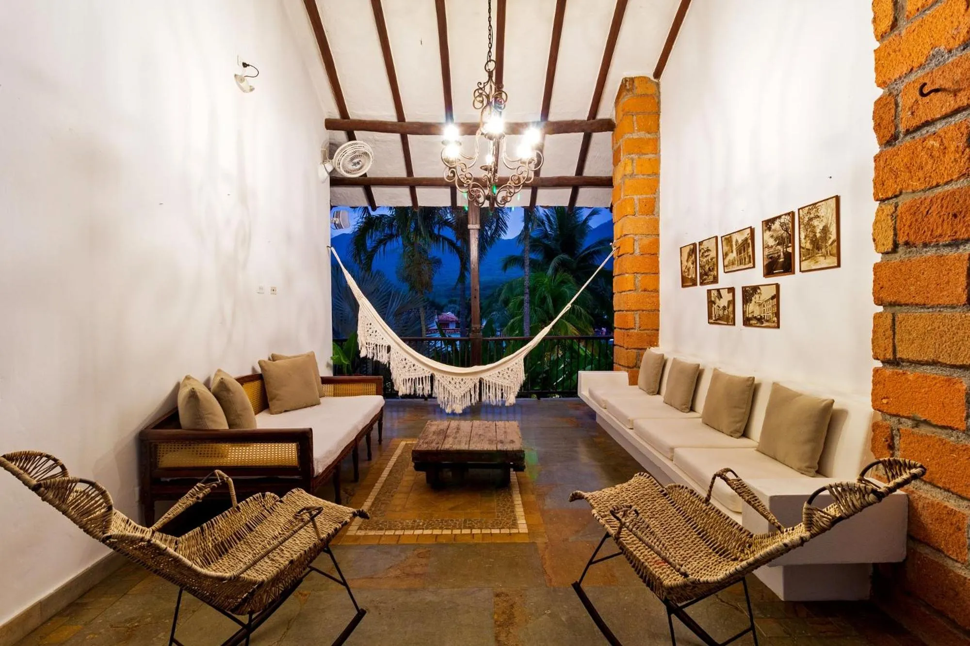 Seating area in Hotel Boutique Fundadores en Cauca Viejo