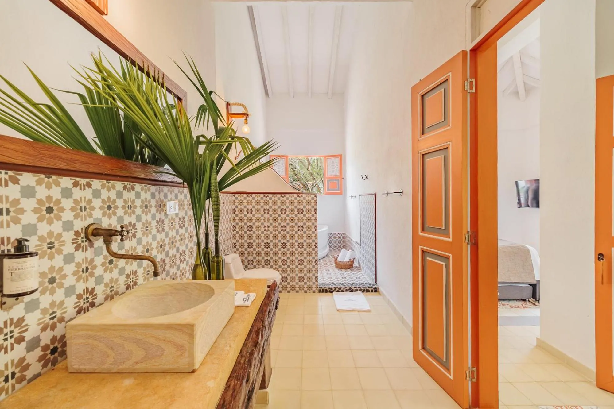 Bathroom in Hotel Boutique Fundadores en Cauca Viejo