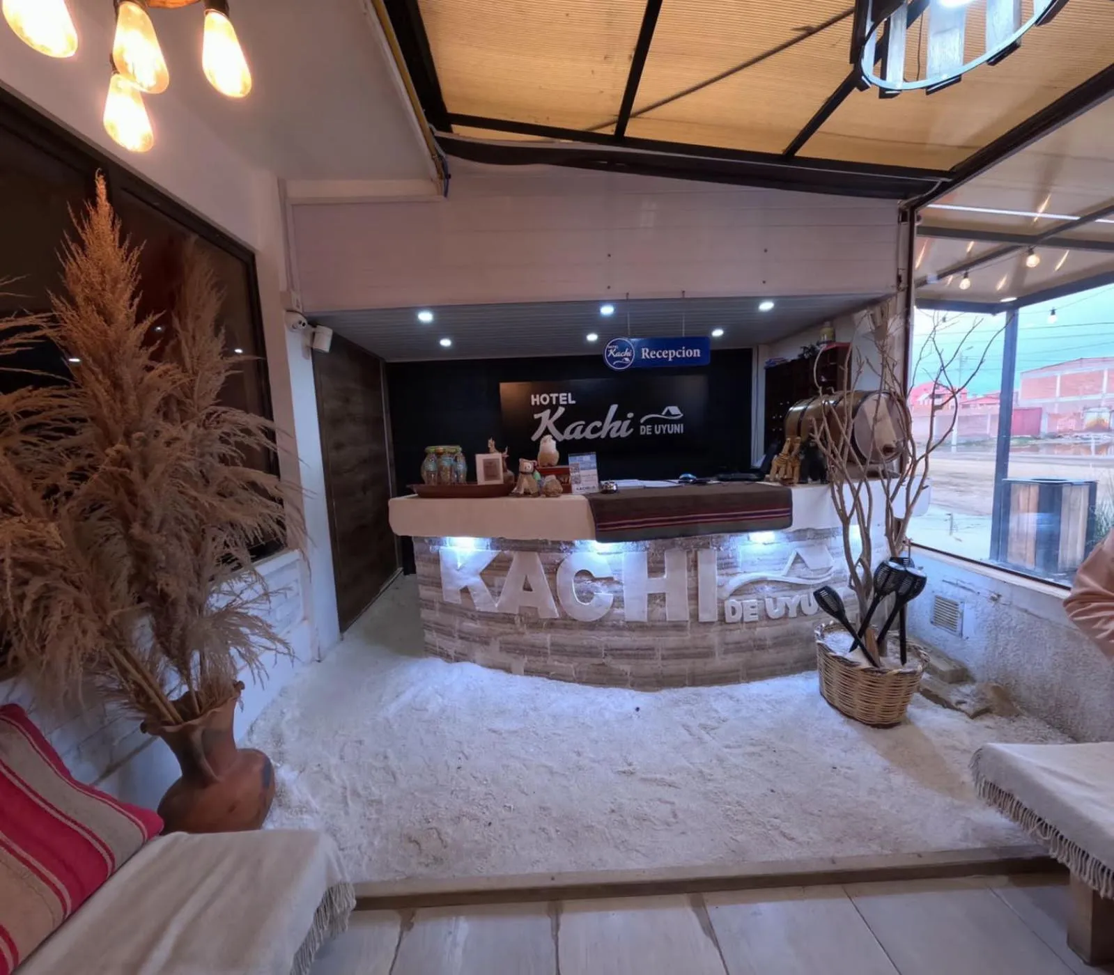 Lobby or reception in Hotel Kachi de Uyuni