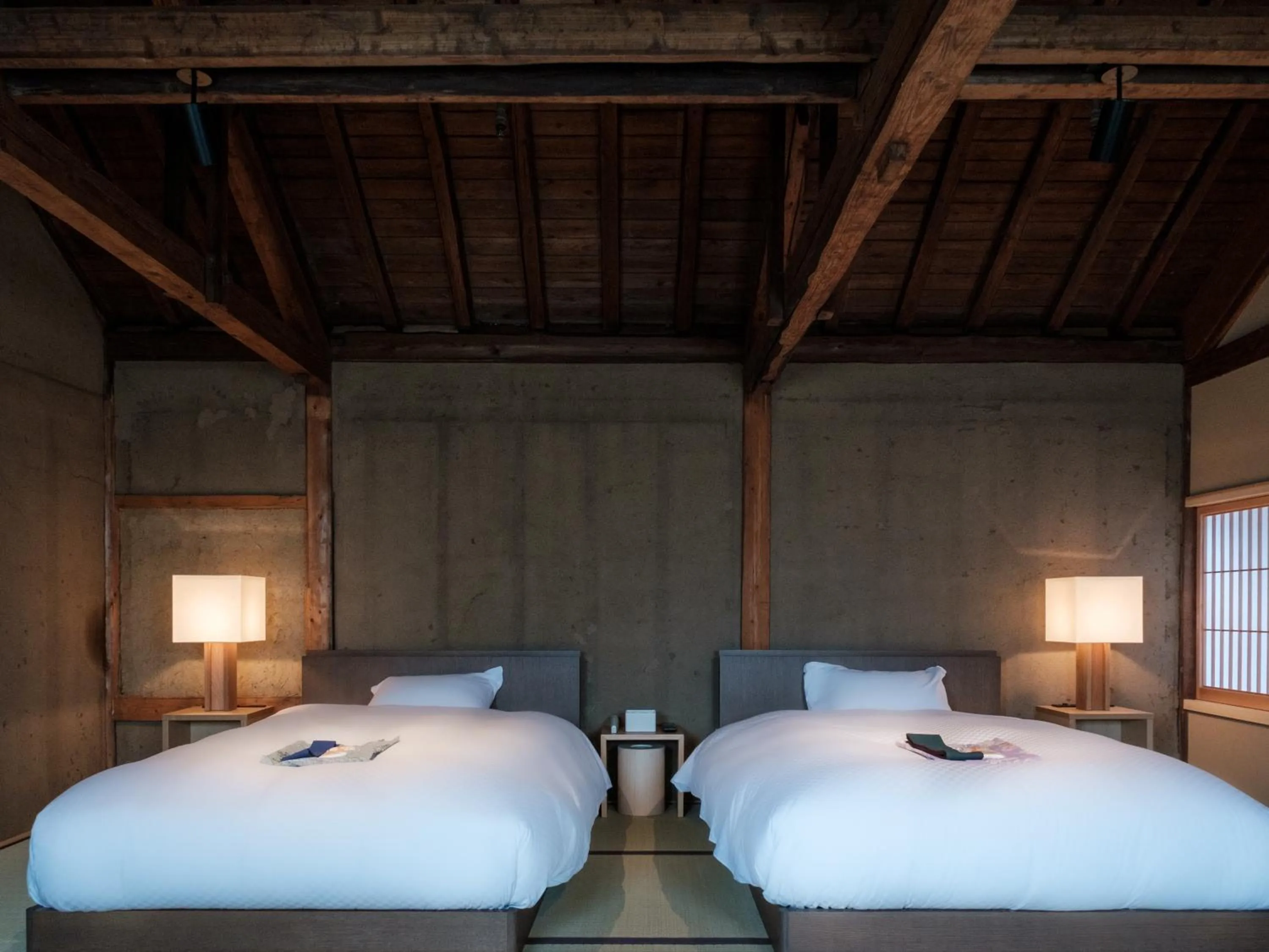 Bedroom, Bed in NIPPONIA HOTEL Yamefukushima Merchant Town