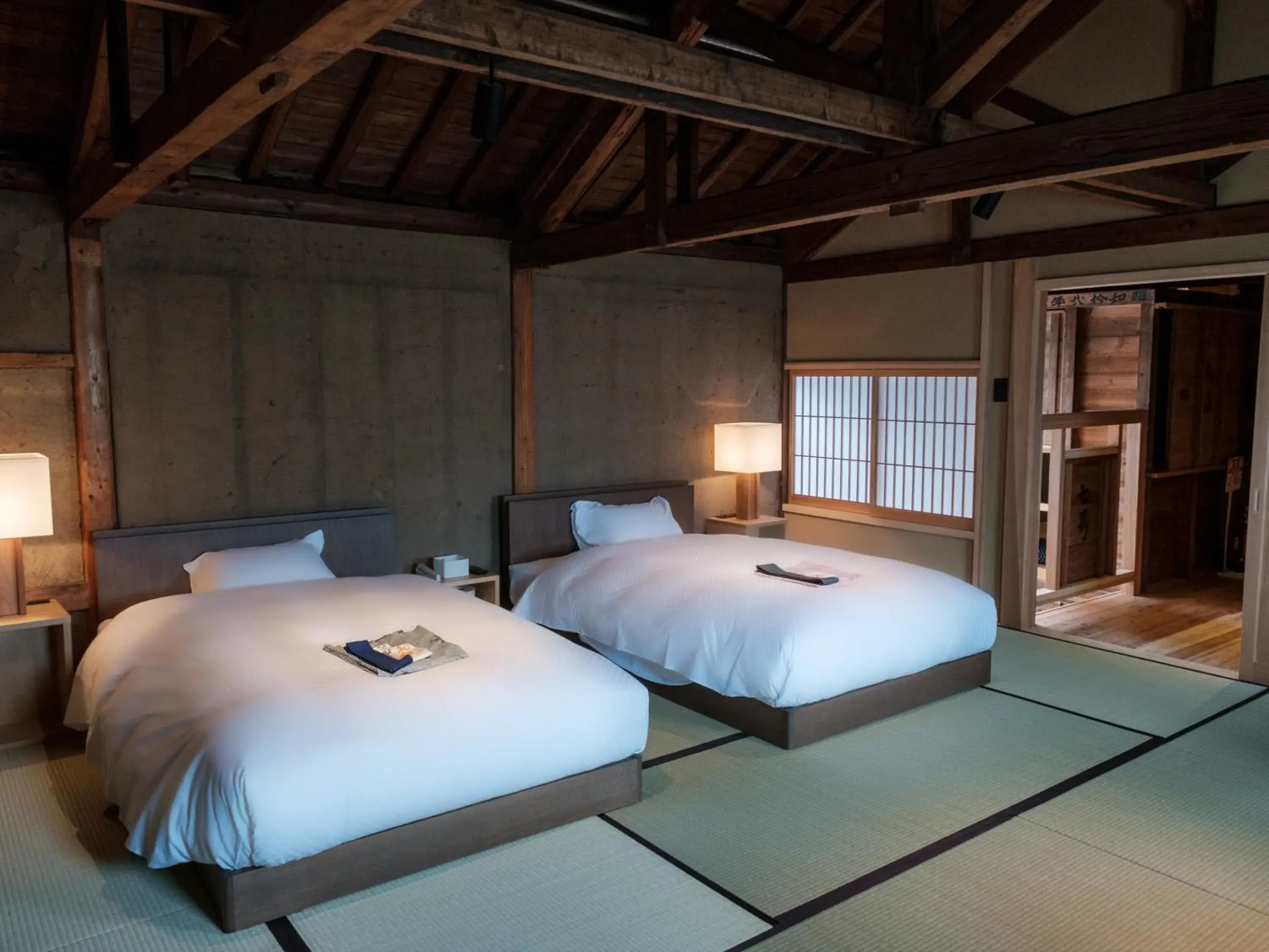 Deluxe Twin Room - single occupancy in NIPPONIA HOTEL Yamefukushima Merchant Town Deluxe Twin Room - single occupancy in NIPPONIA HOTEL Yamefukushima Merchant Town