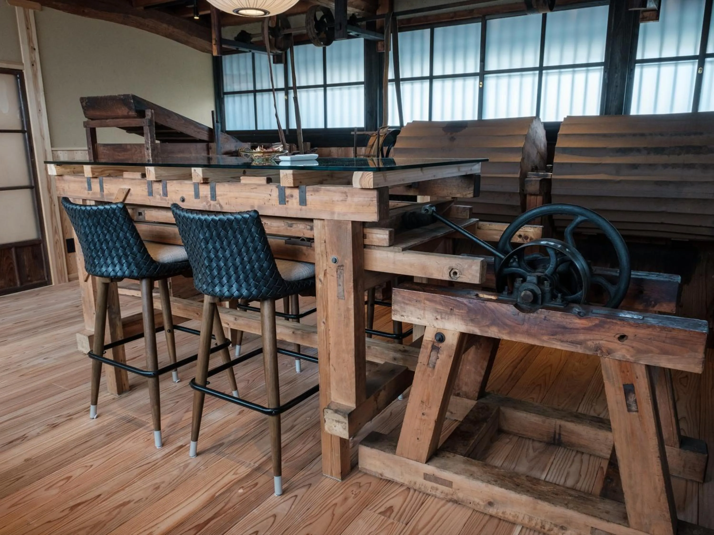 Living room in NIPPONIA HOTEL Yamefukushima Merchant Town