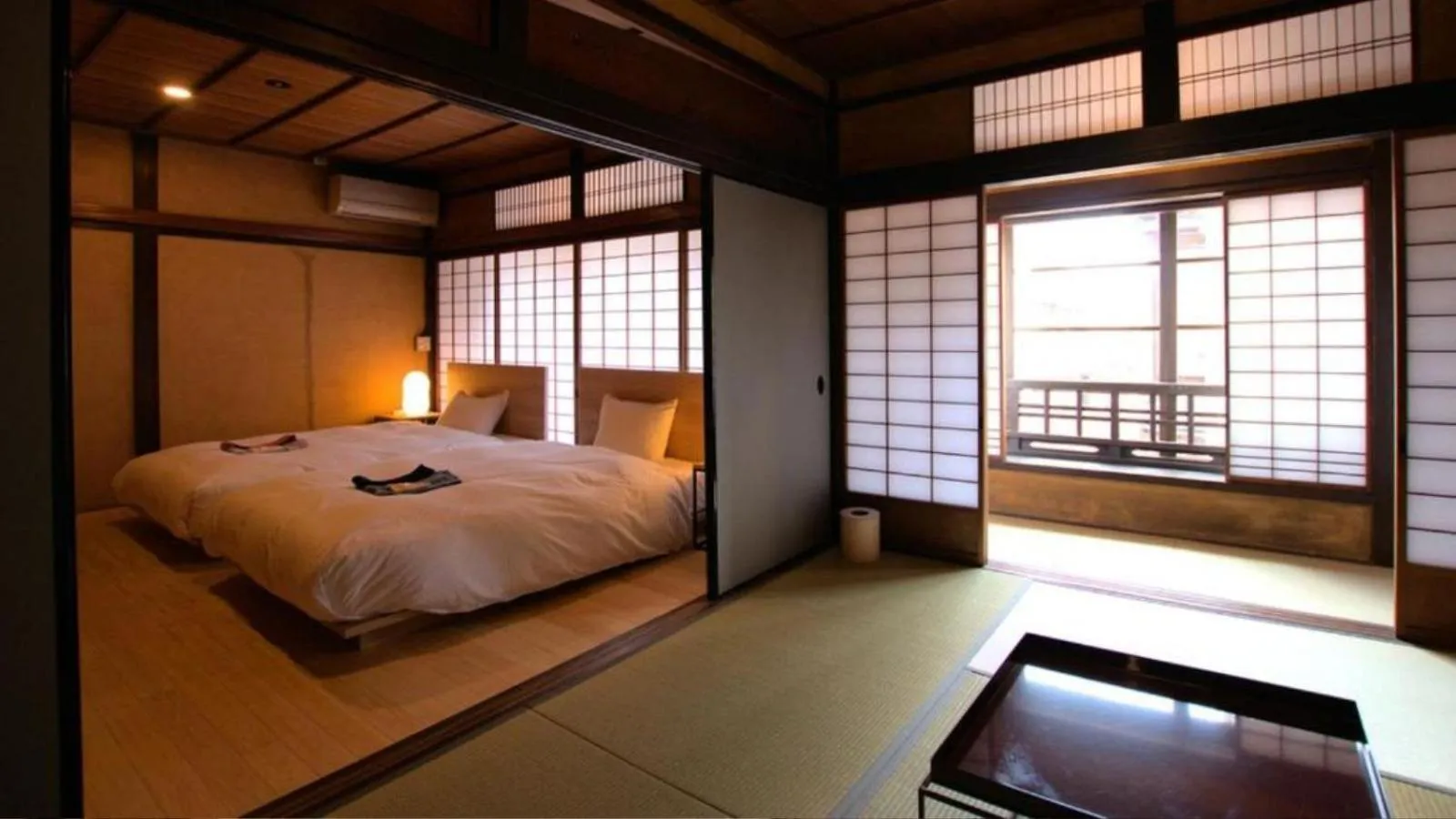 Photo of the whole room, Bed in NIPPONIA HOTEL Ozu Castle Town