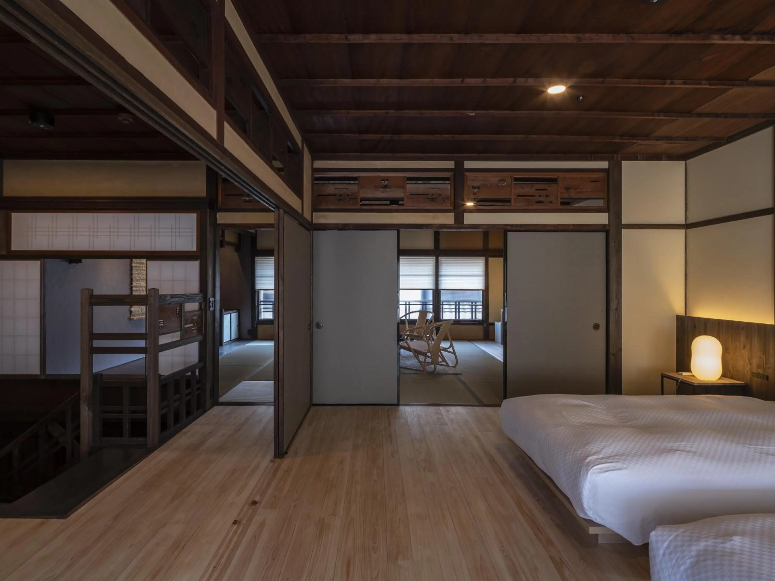 Photo of the whole room, Bed in NIPPONIA HOTEL Ozu Castle Town